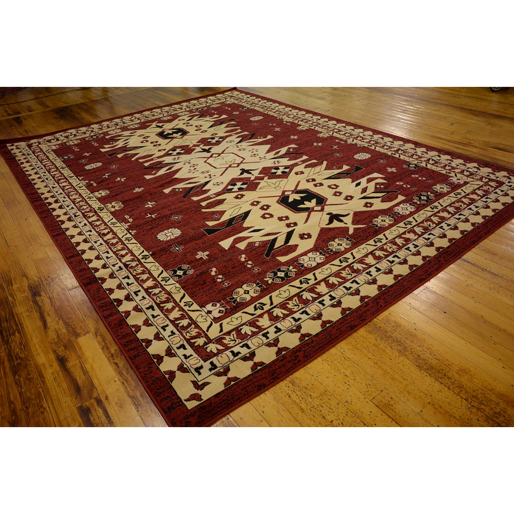 Unique Loom Heriz Red Area Rug & Reviews Wayfair