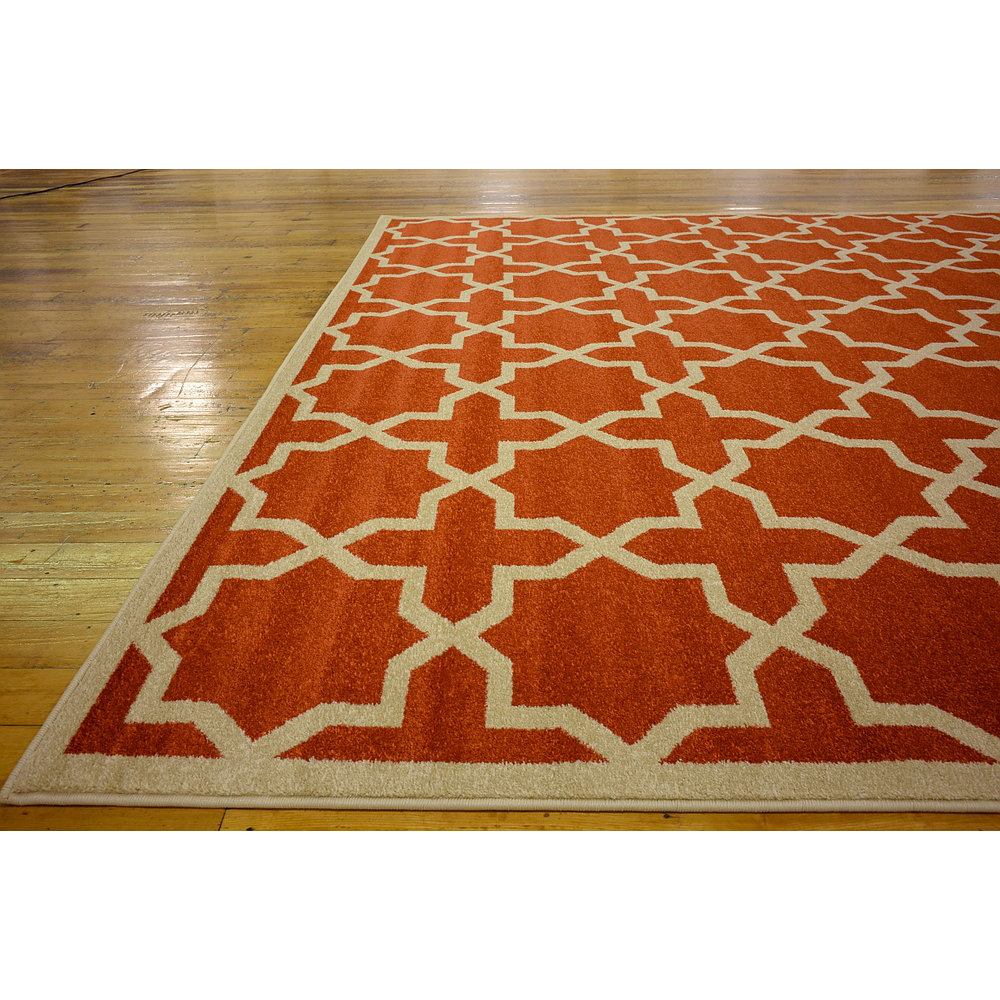 Unique Loom Trellis Terracotta Area Rug & Reviews Wayfair