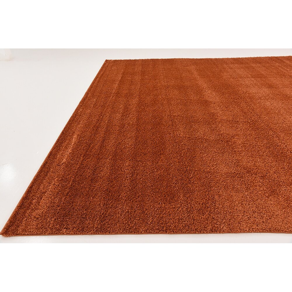 Unique Loom Solo Terracotta Area Rug & Reviews | Wayfair