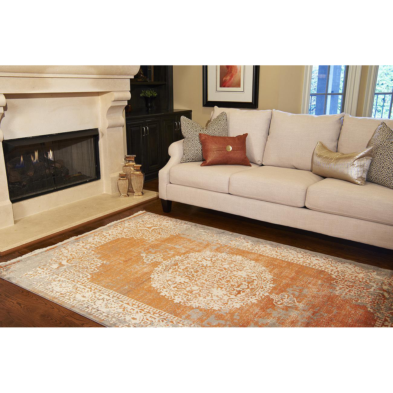 Unique Loom Arcadia Terracotta Area Rug & Reviews Wayfair