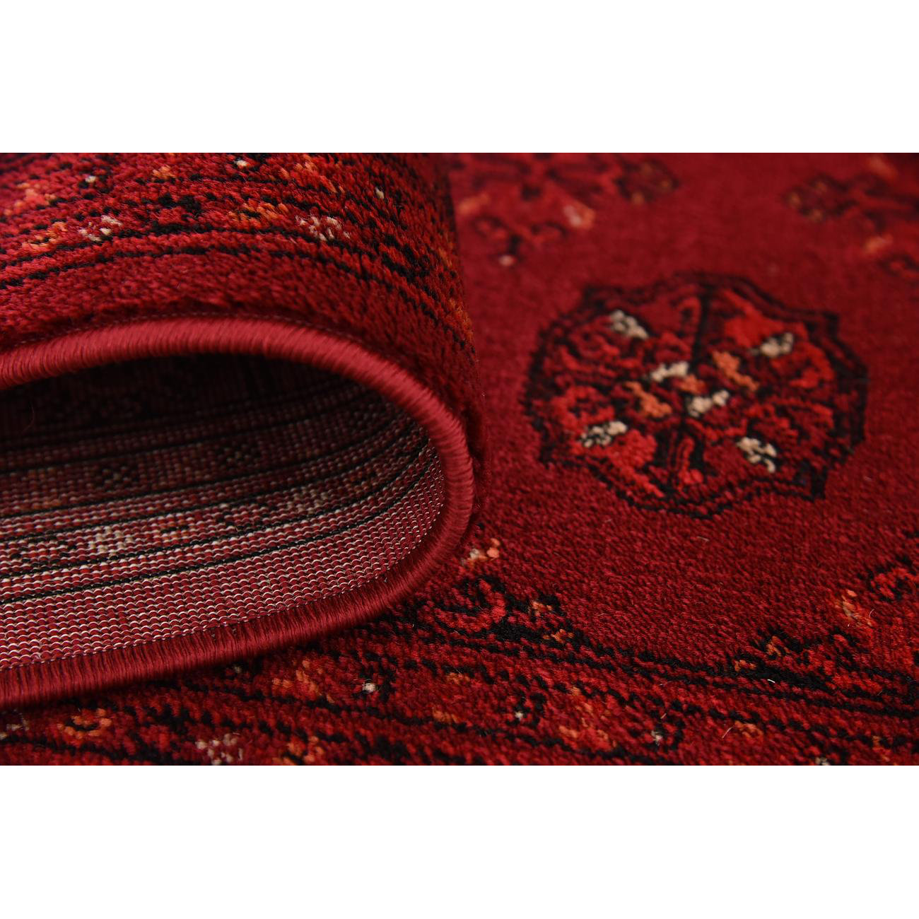 Unique Loom Bokhara Dark Red Area Rug Wayfair