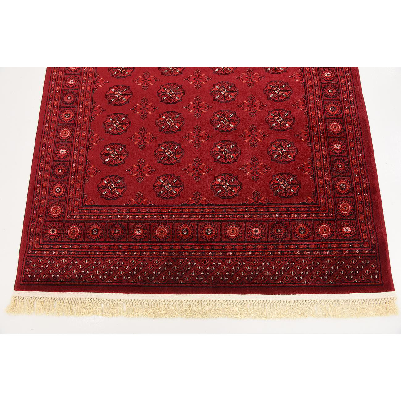 Unique Loom Bokhara Dark Red Area Rug Wayfair