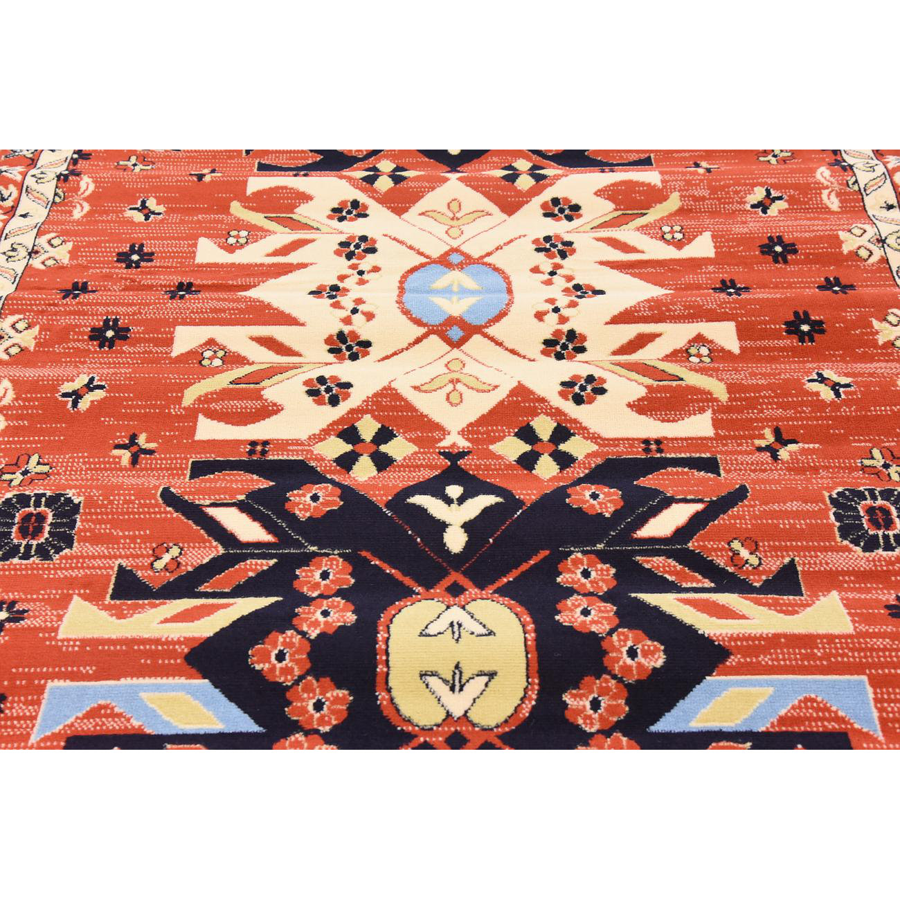 Unique Loom Heriz Terracotta Area Rug & Reviews Wayfair