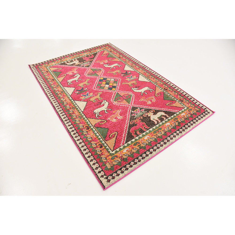 Unique Loom Sedona Pink Area Rug Wayfair