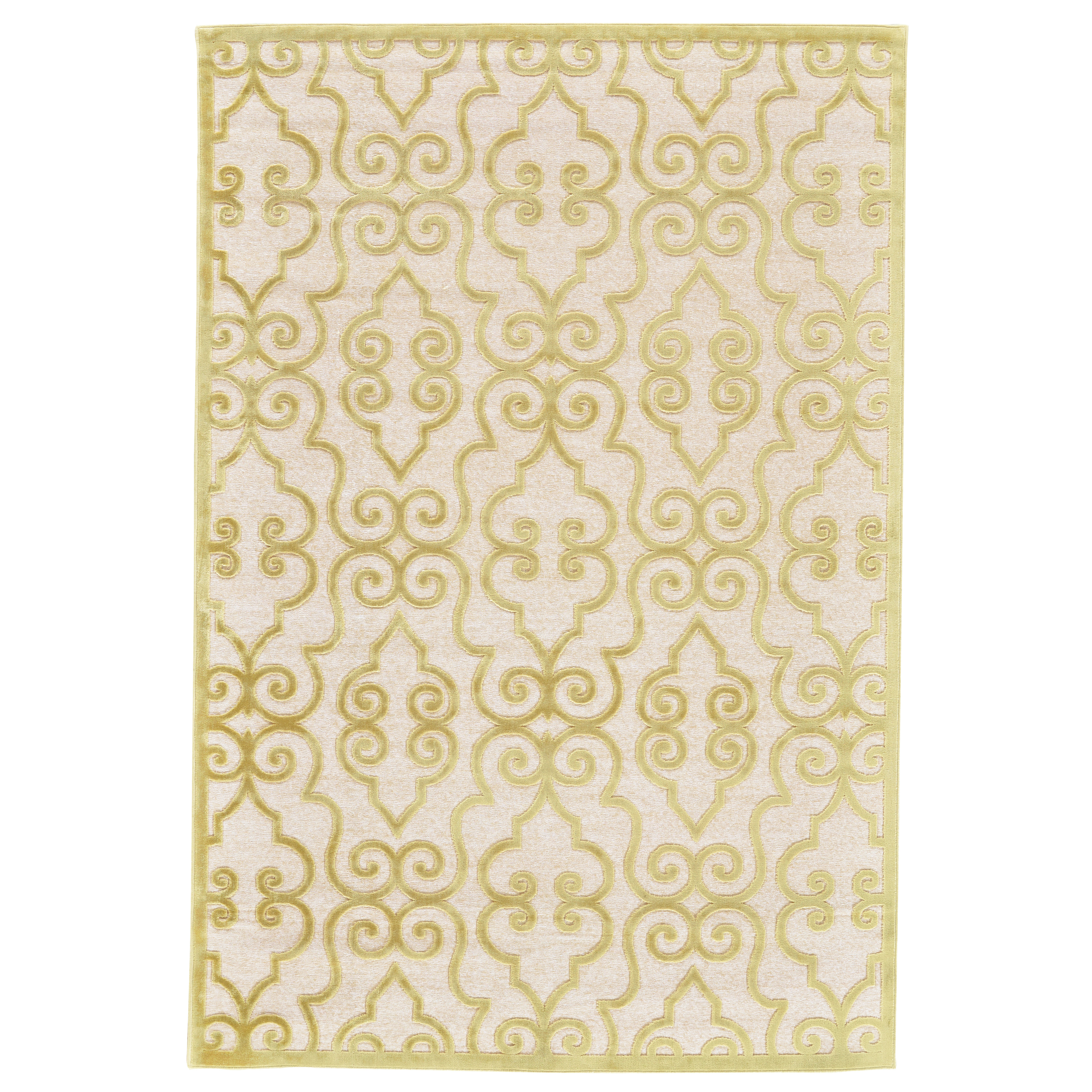 Lark Manor Robicheaux Cream Gold Area Rug & Reviews Wayfair