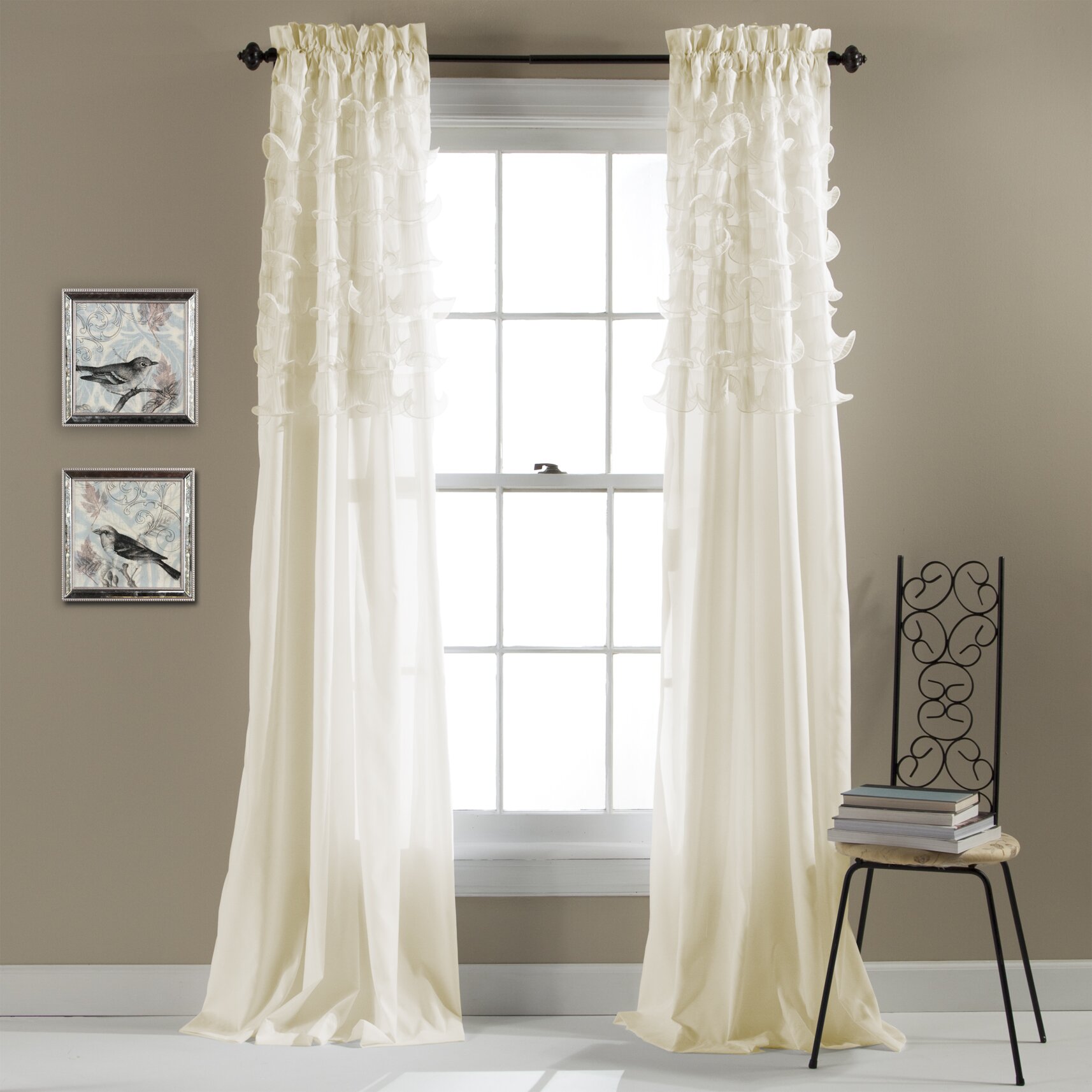 Lark Manor Lafleur LightFiltering Curtain Panel & Reviews Wayfair