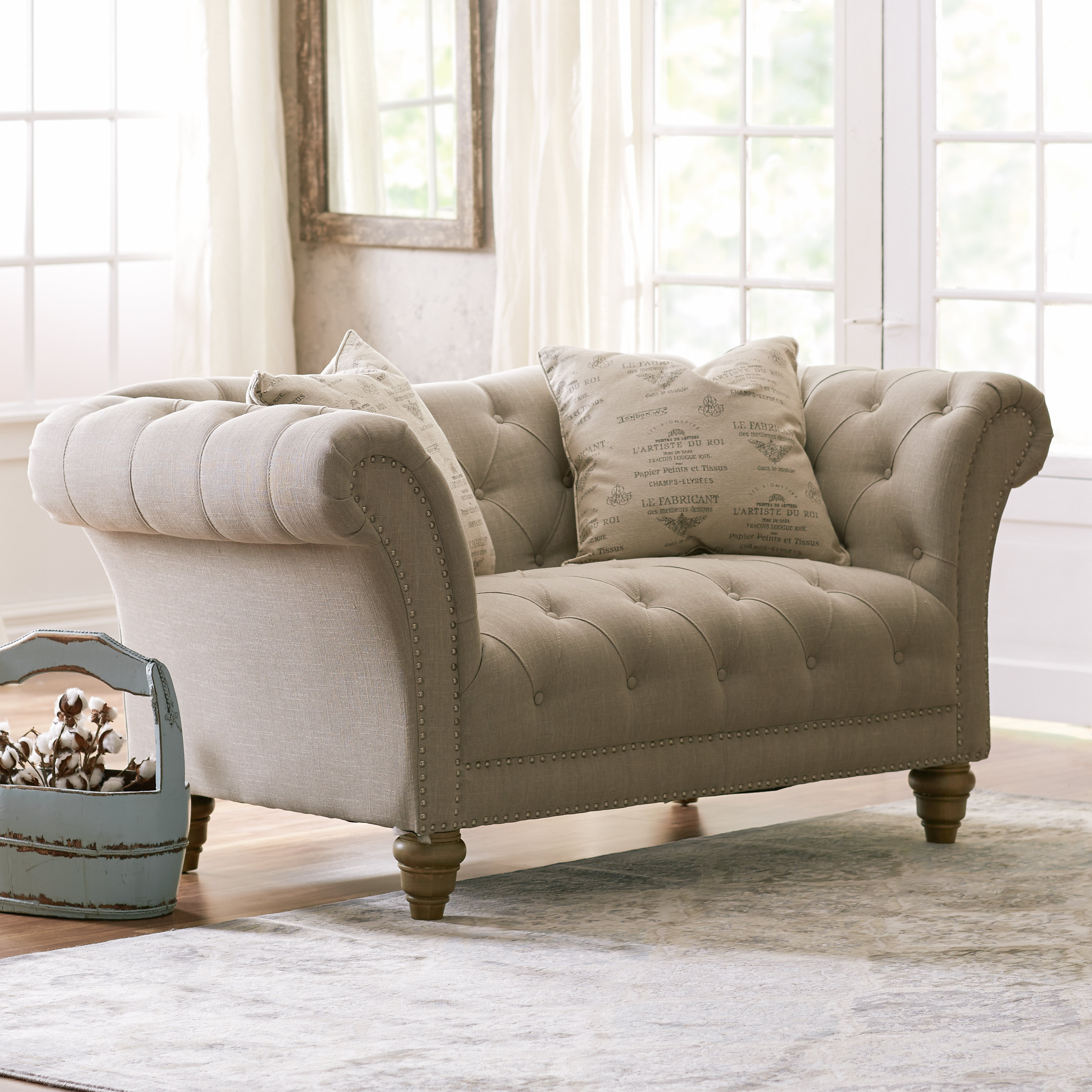 Lark Manor Versailles Settee & Reviews Wayfair
