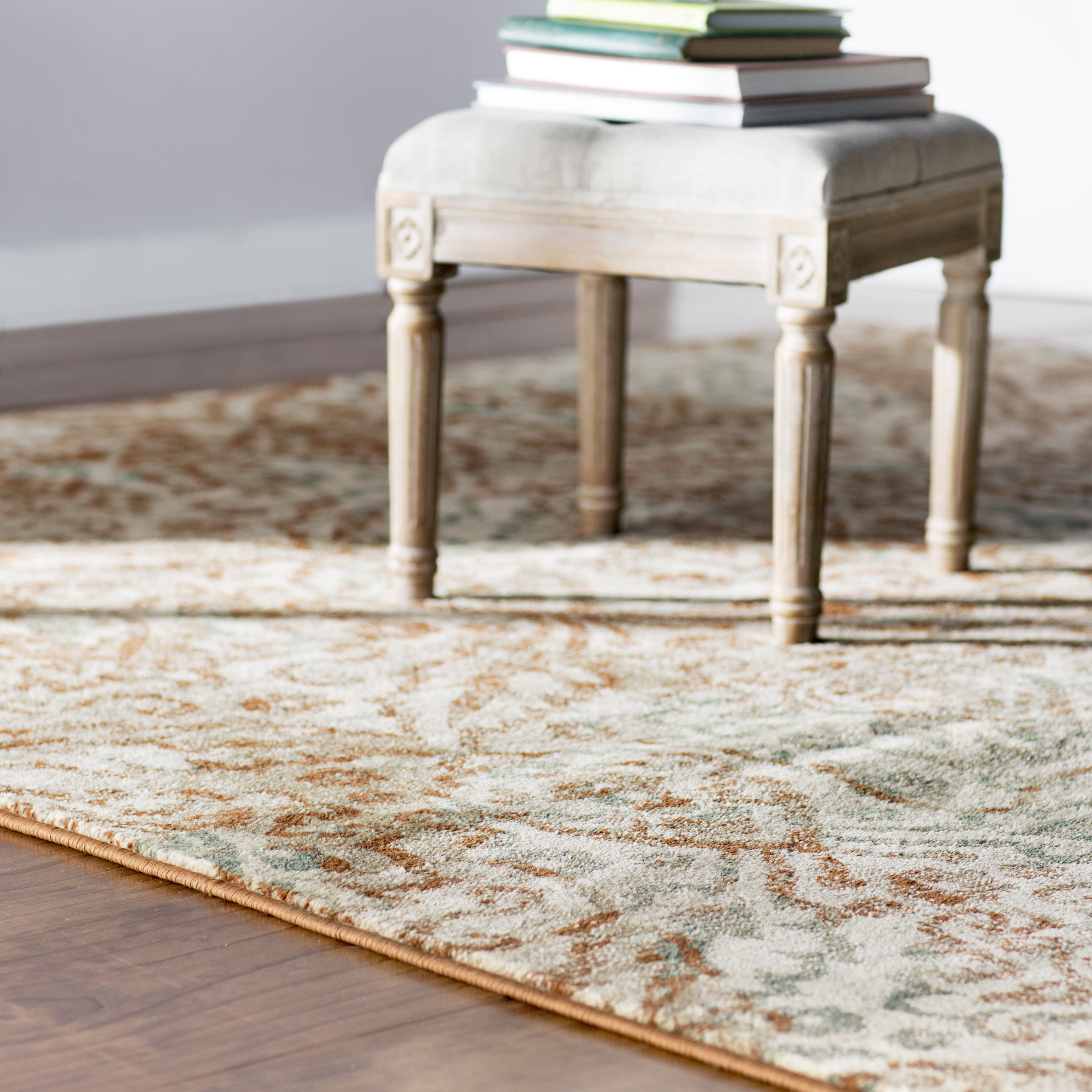 Lark Manor Giroflee Sand/Tan Area Rug & Reviews Wayfair