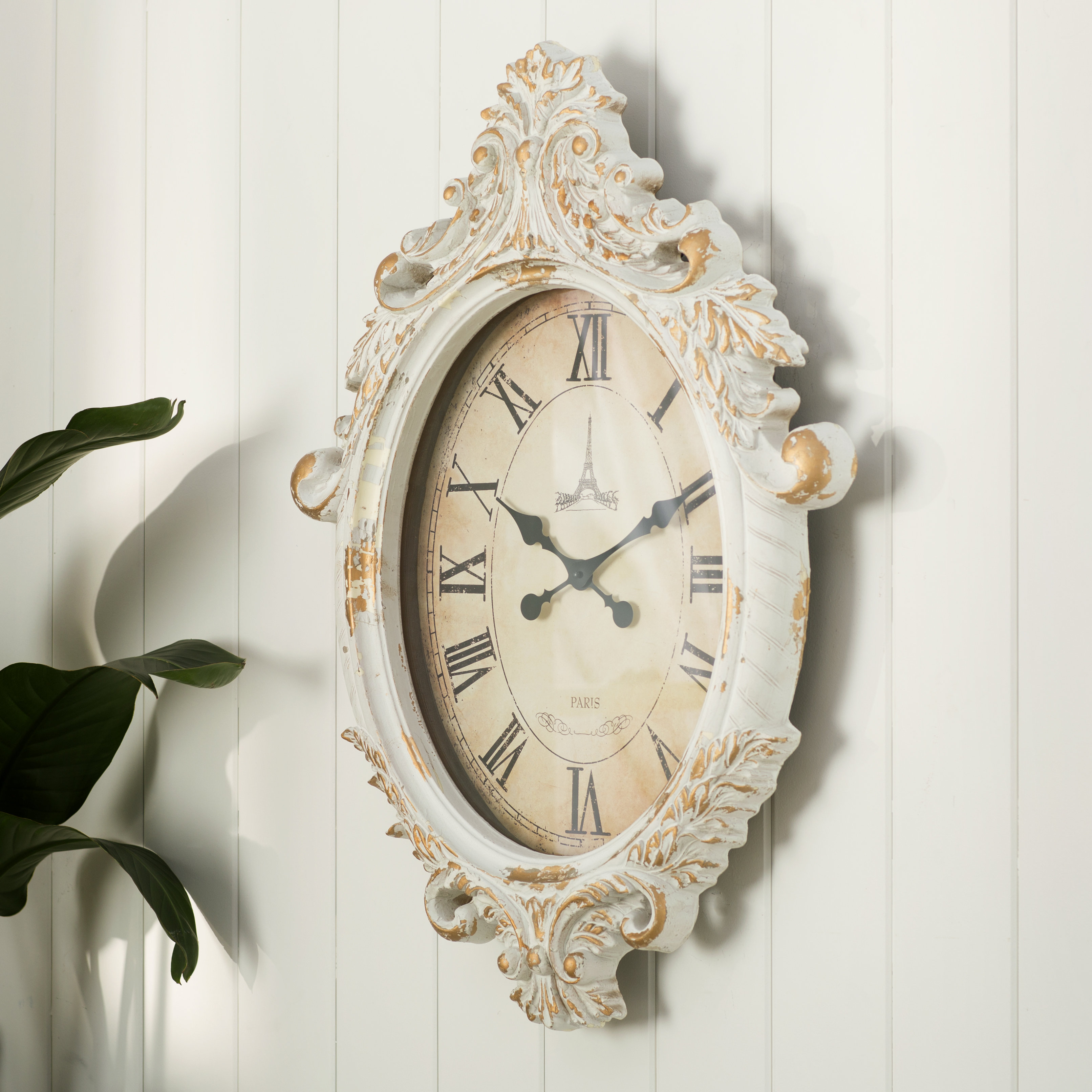 Lark Manor Oval Wood Wall Clock & Reviews Wayfair