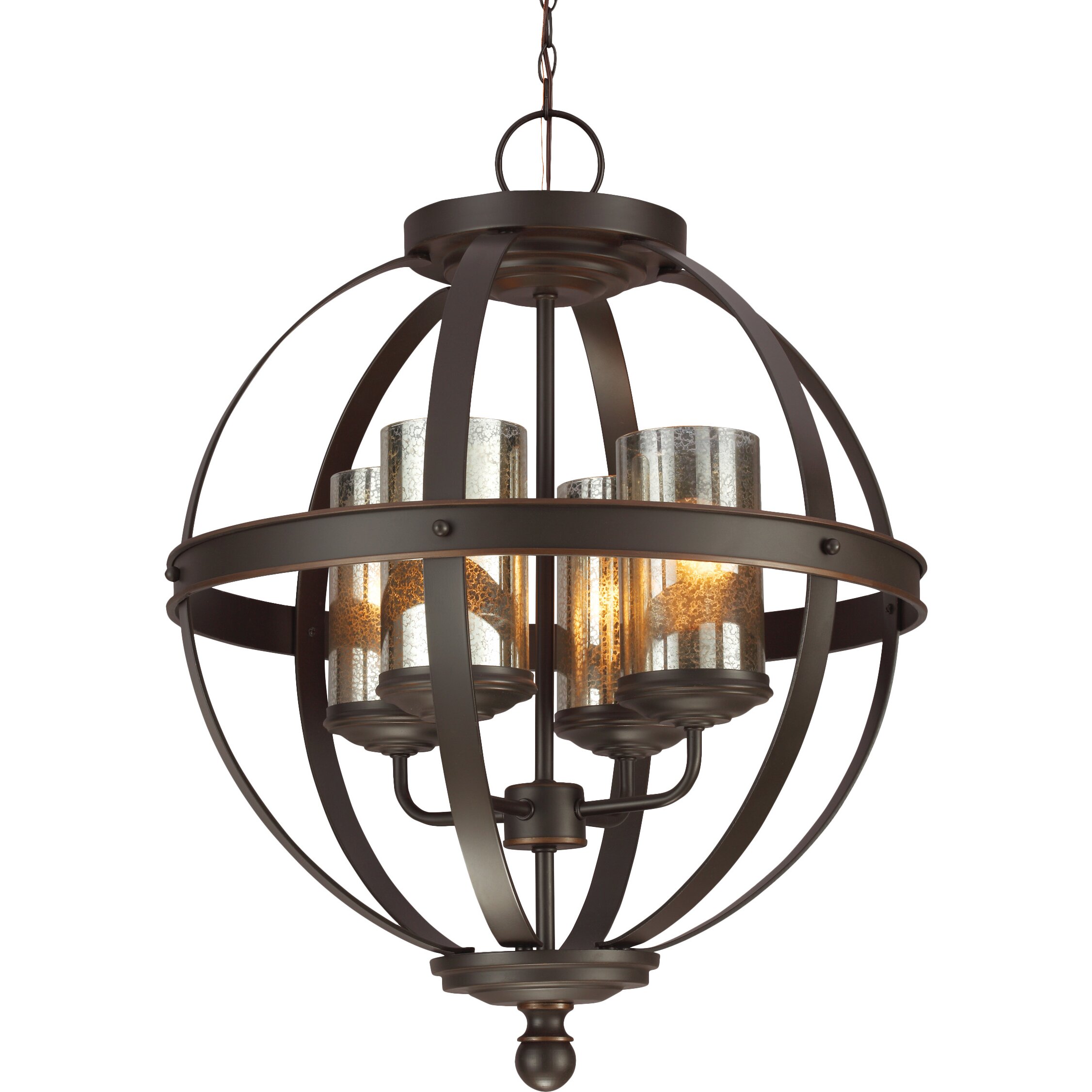 Lark Manor Haute-Marne 4 Light Chandelier & Reviews | Wayfair