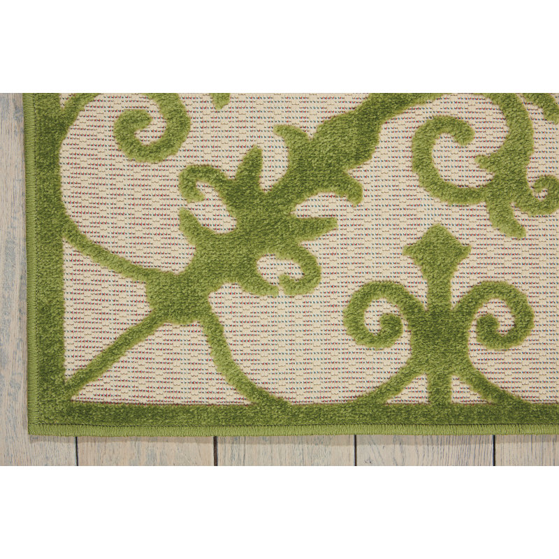 Nourison Aloha Green Indoor/Outdoor Area Rug & Reviews Wayfair