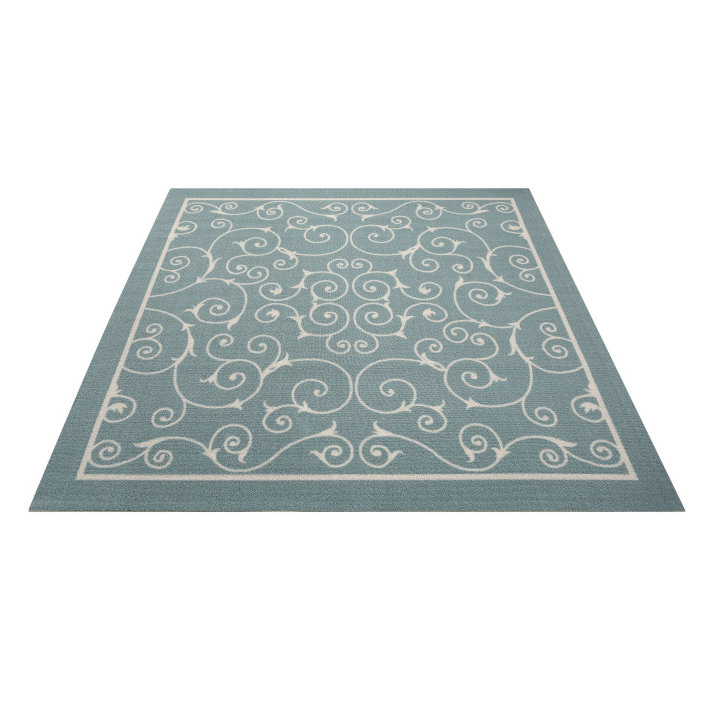 Nourison Home & Garden Light Blue Indoor/Outdoor Area Rug & Reviews Wayfair