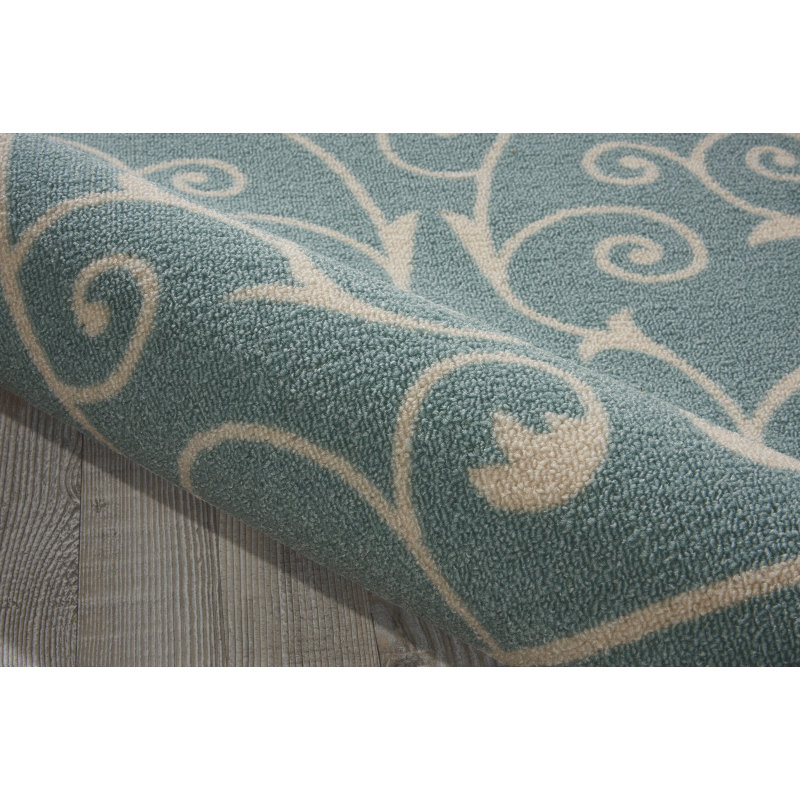Nourison Home & Garden Light Blue Indoor/Outdoor Area Rug & Reviews Wayfair