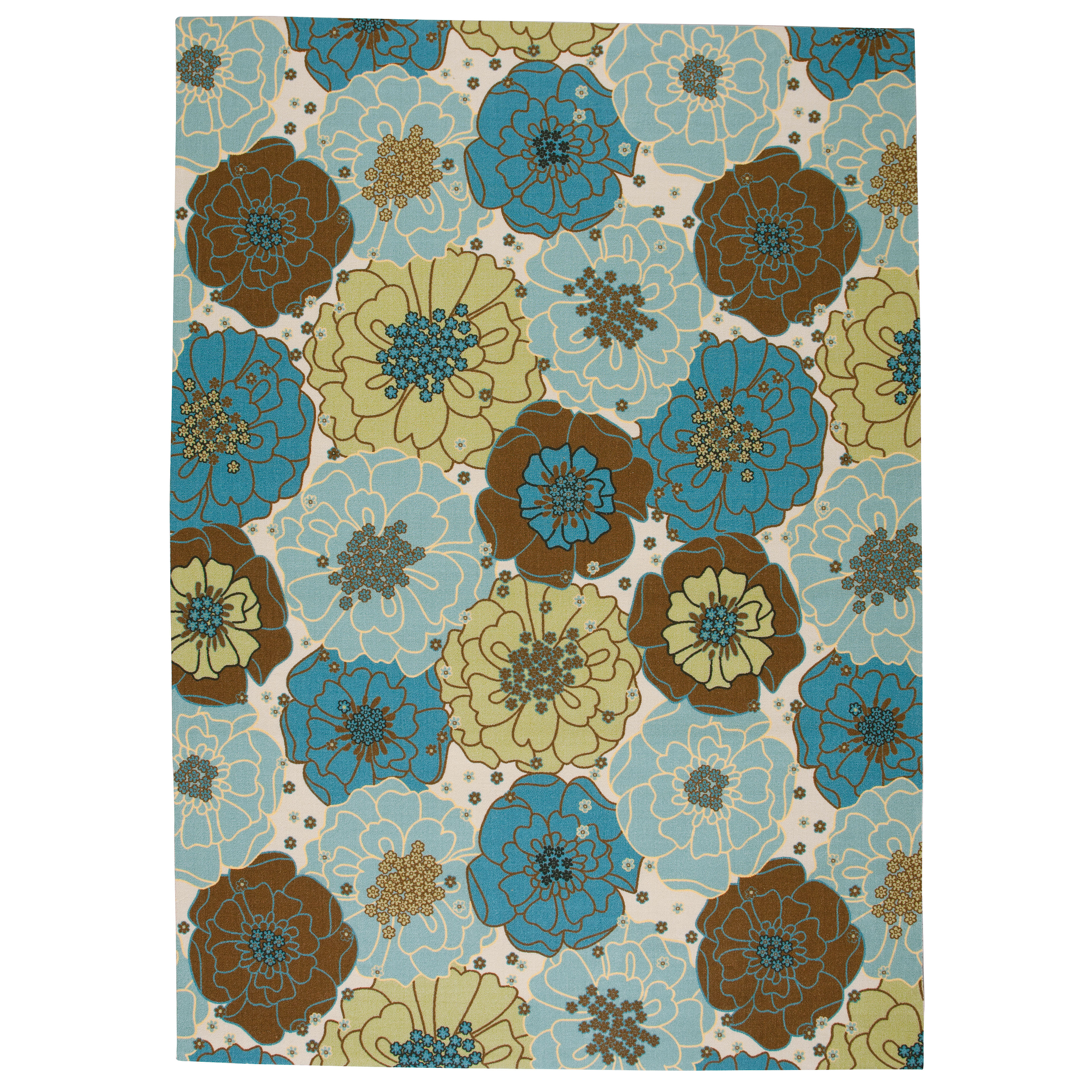 Nourison Home & Garden Light Blue Indoor/Outdoor Area Rug & Reviews Wayfair