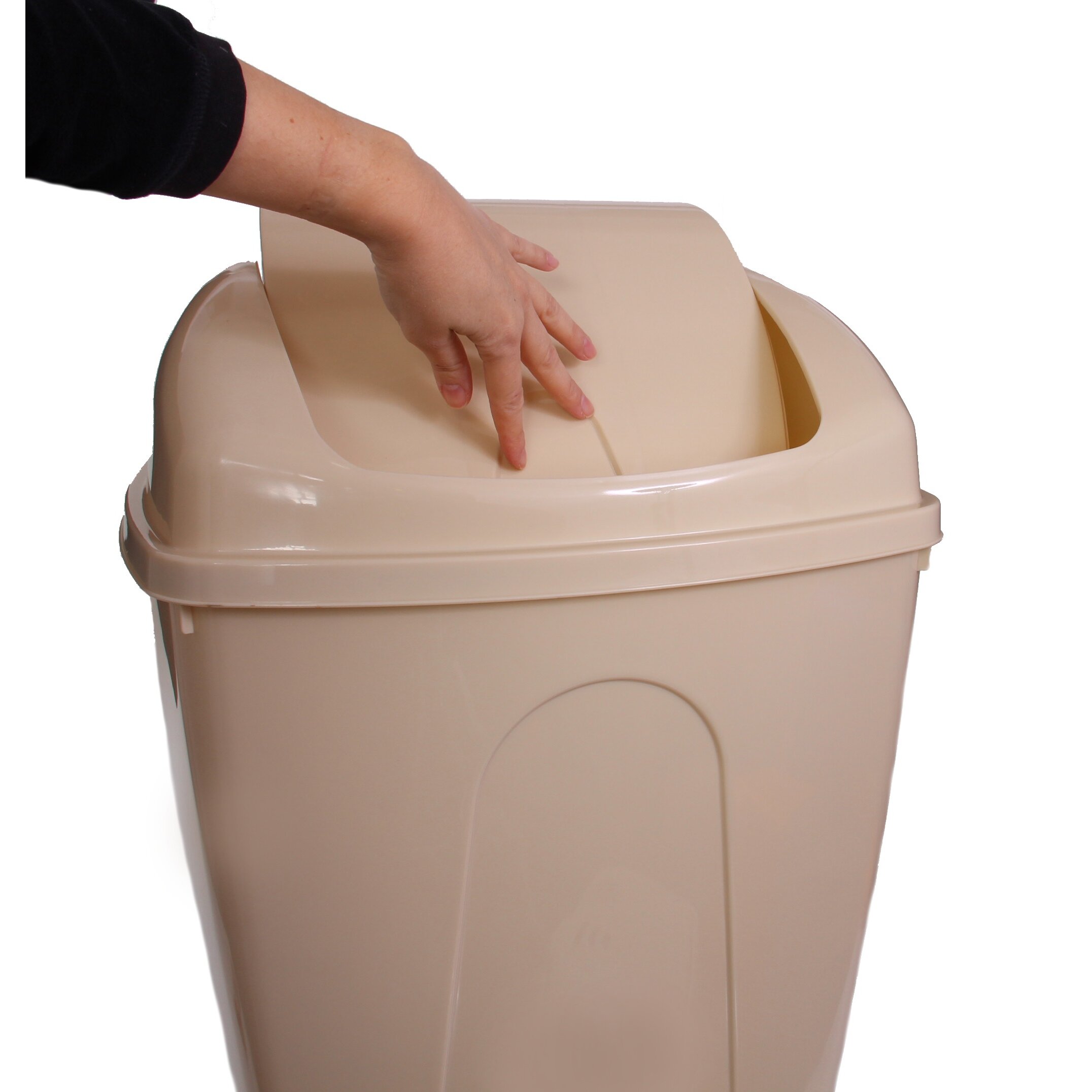 YBM Home 13 Gallon SwingTop Plastic Trash Can & Reviews Wayfair.ca