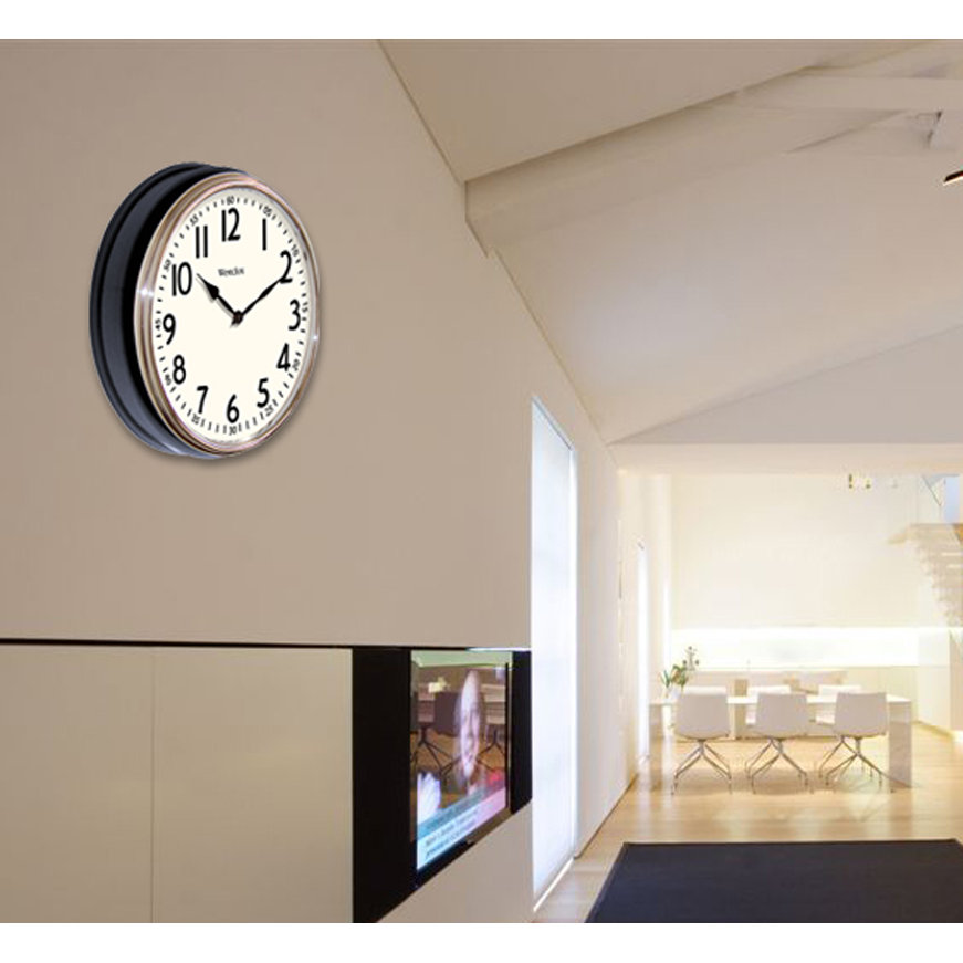 Westclox 12" Retro Wall Clock & Reviews Wayfair