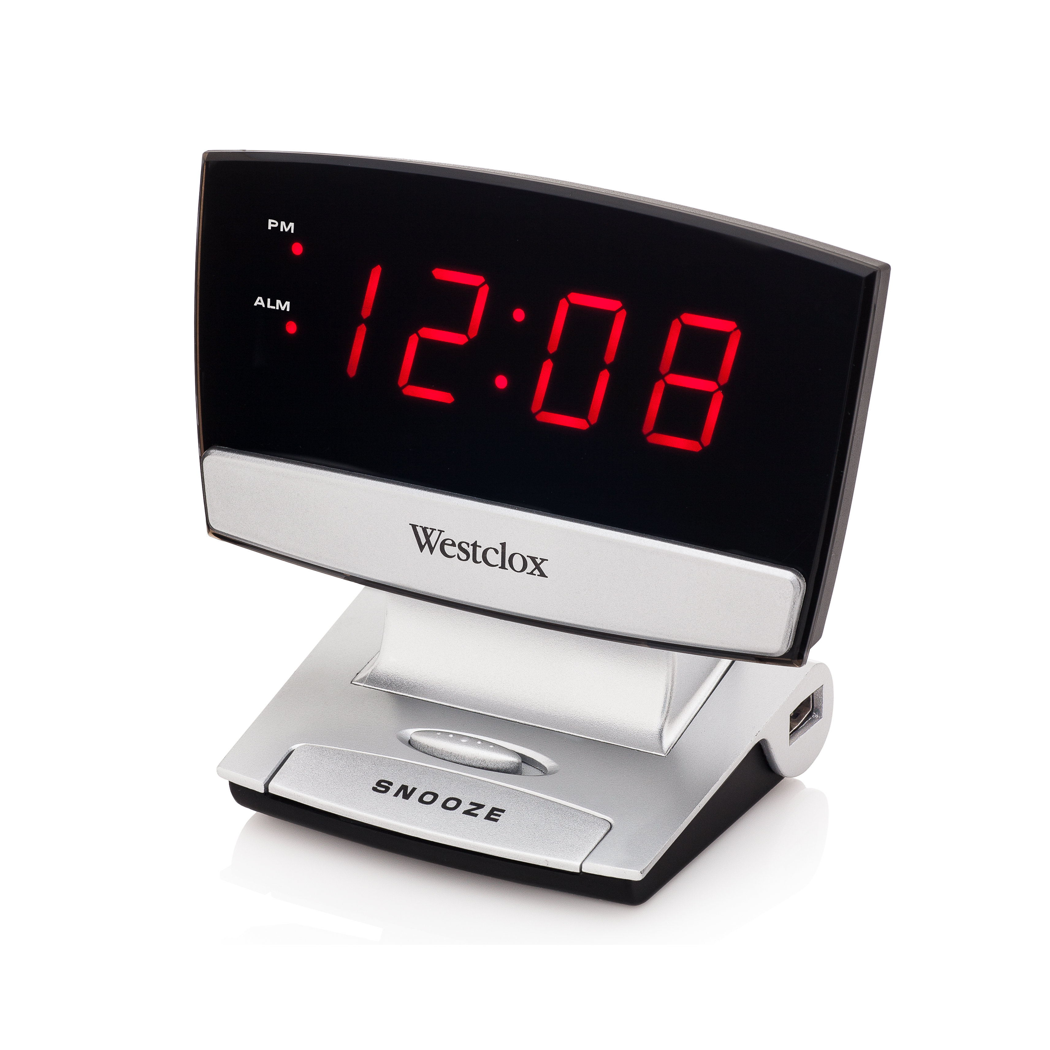 Westclox USB Charging Port Led Alarm Clock & Reviews Wayfair