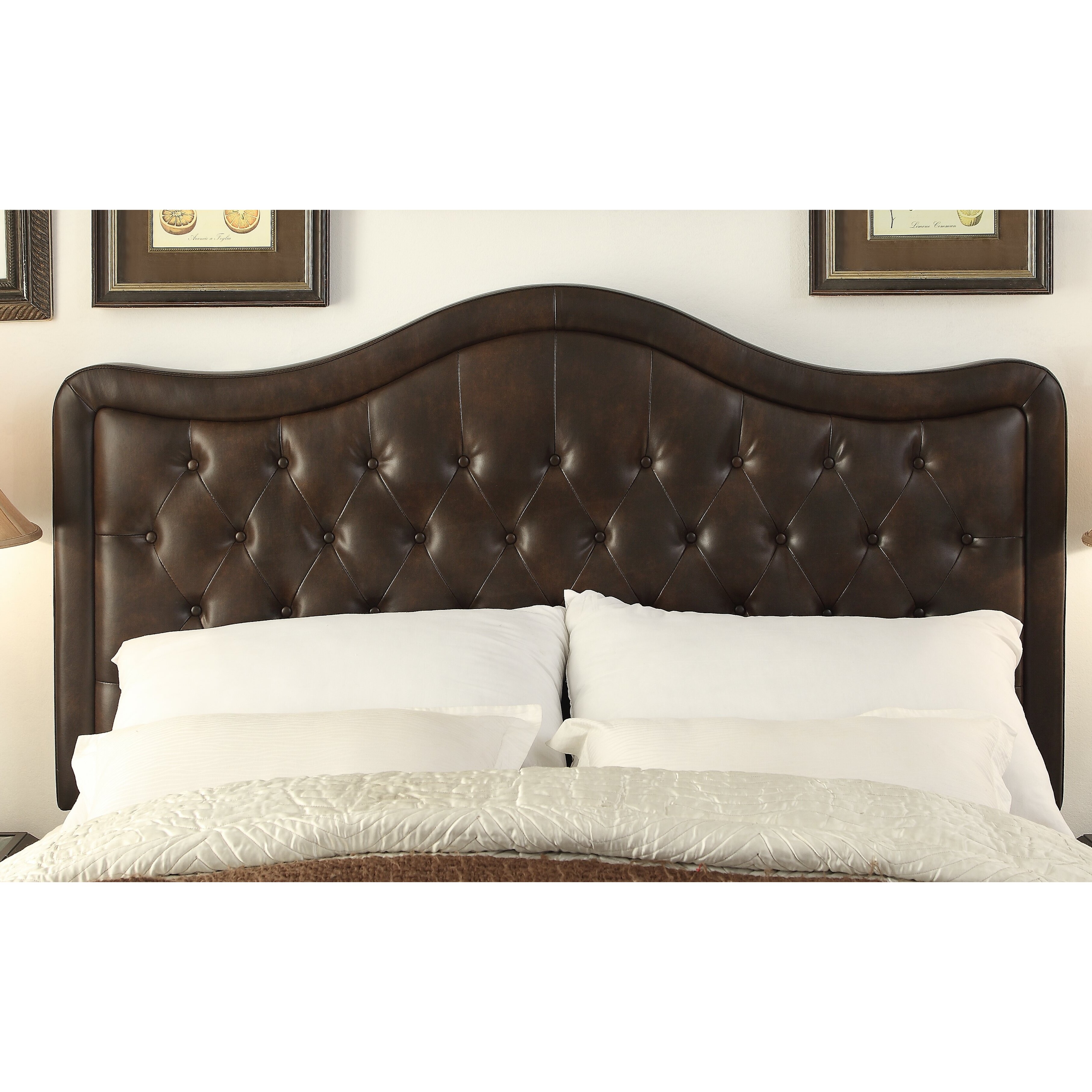 Mulhouse Furniture Adella Queen Upholstered Headboard & Reviews | Wayfair