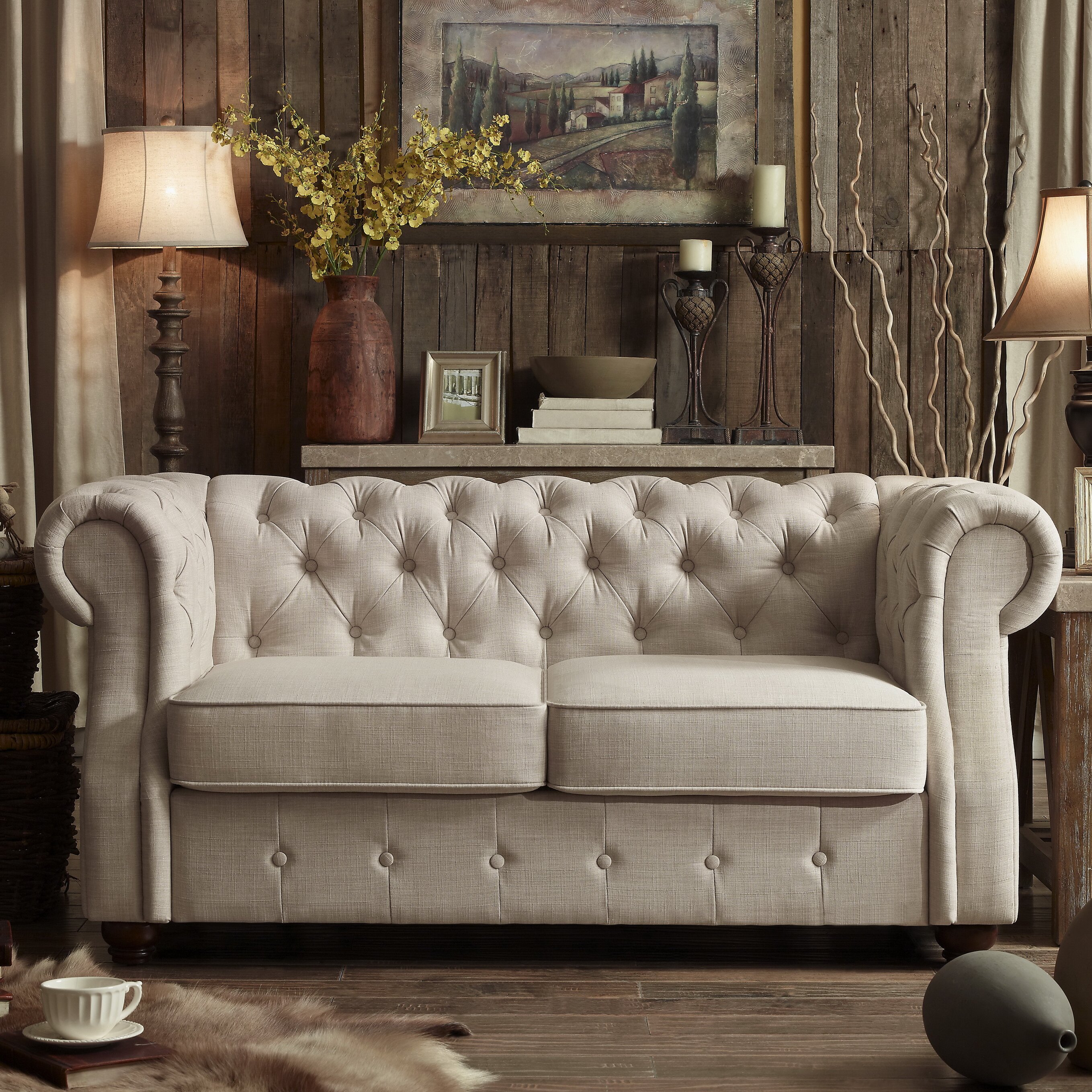 Mulhouse Furniture Olivia Tufted Loveseat & Reviews | Wayfair