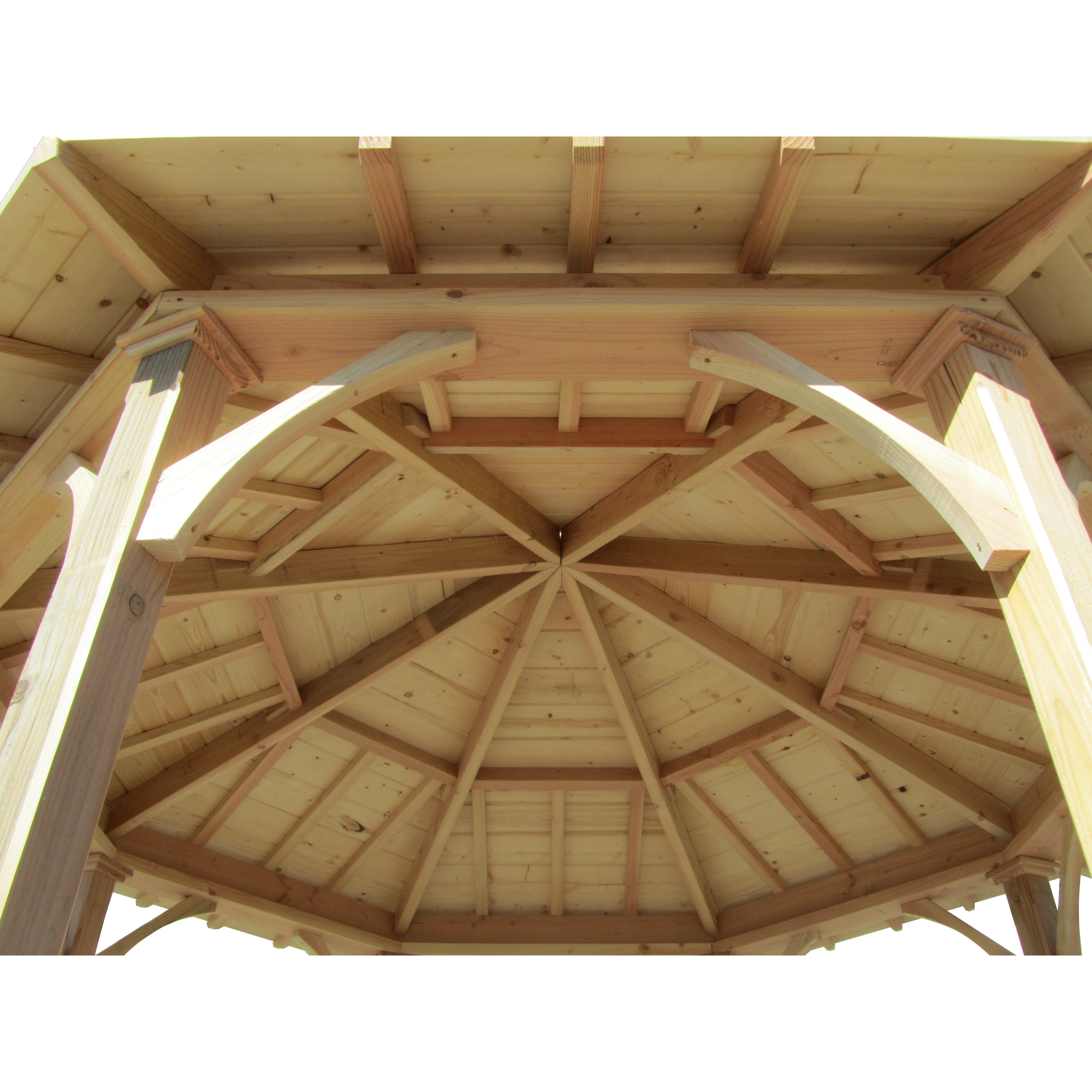 SamsGazebos 10 Ft. W x 10 Ft. D Wood Gazebo Wayfair