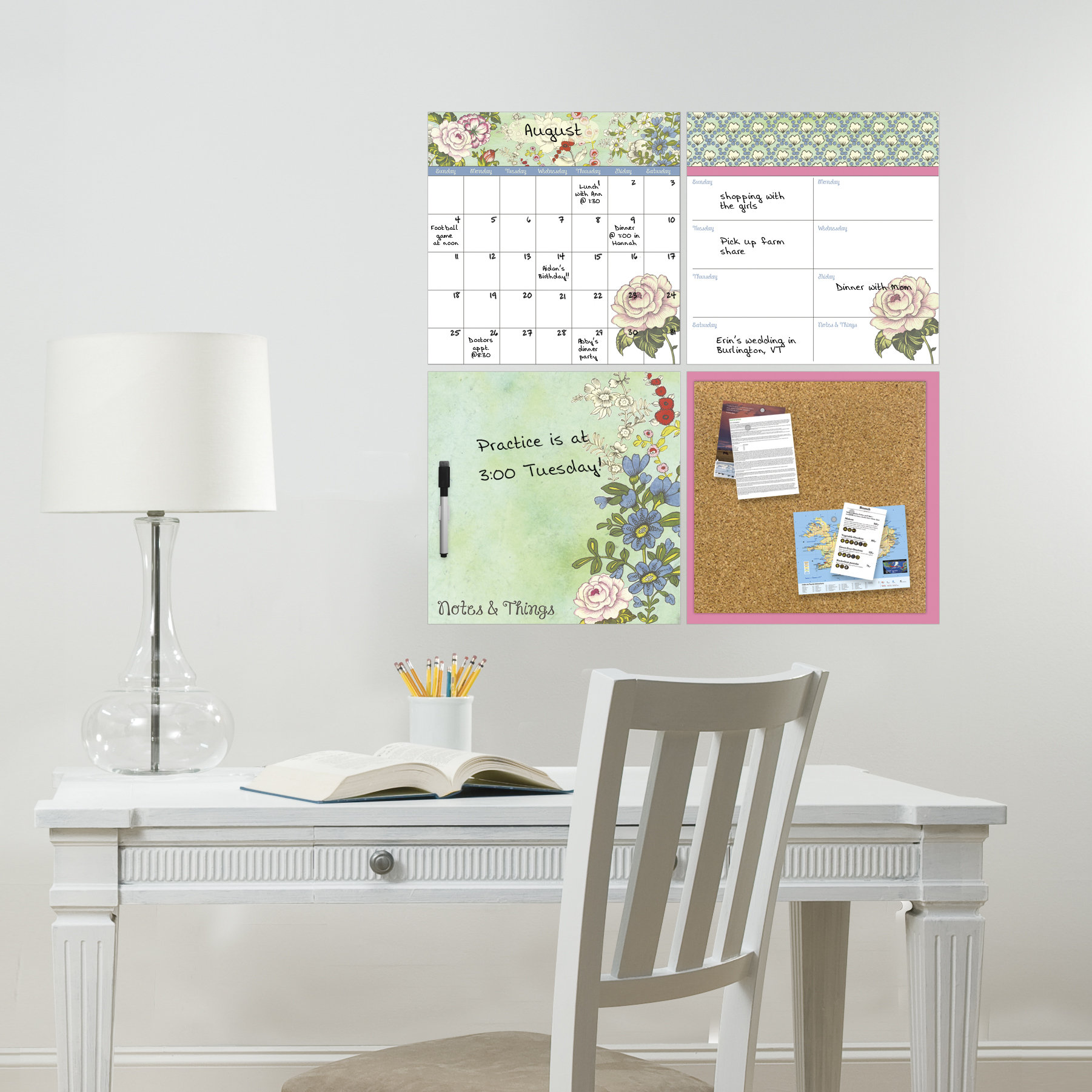 august-grove-isa-vintage-bazaar-4-piece-organizer-whiteboard-wall-decal