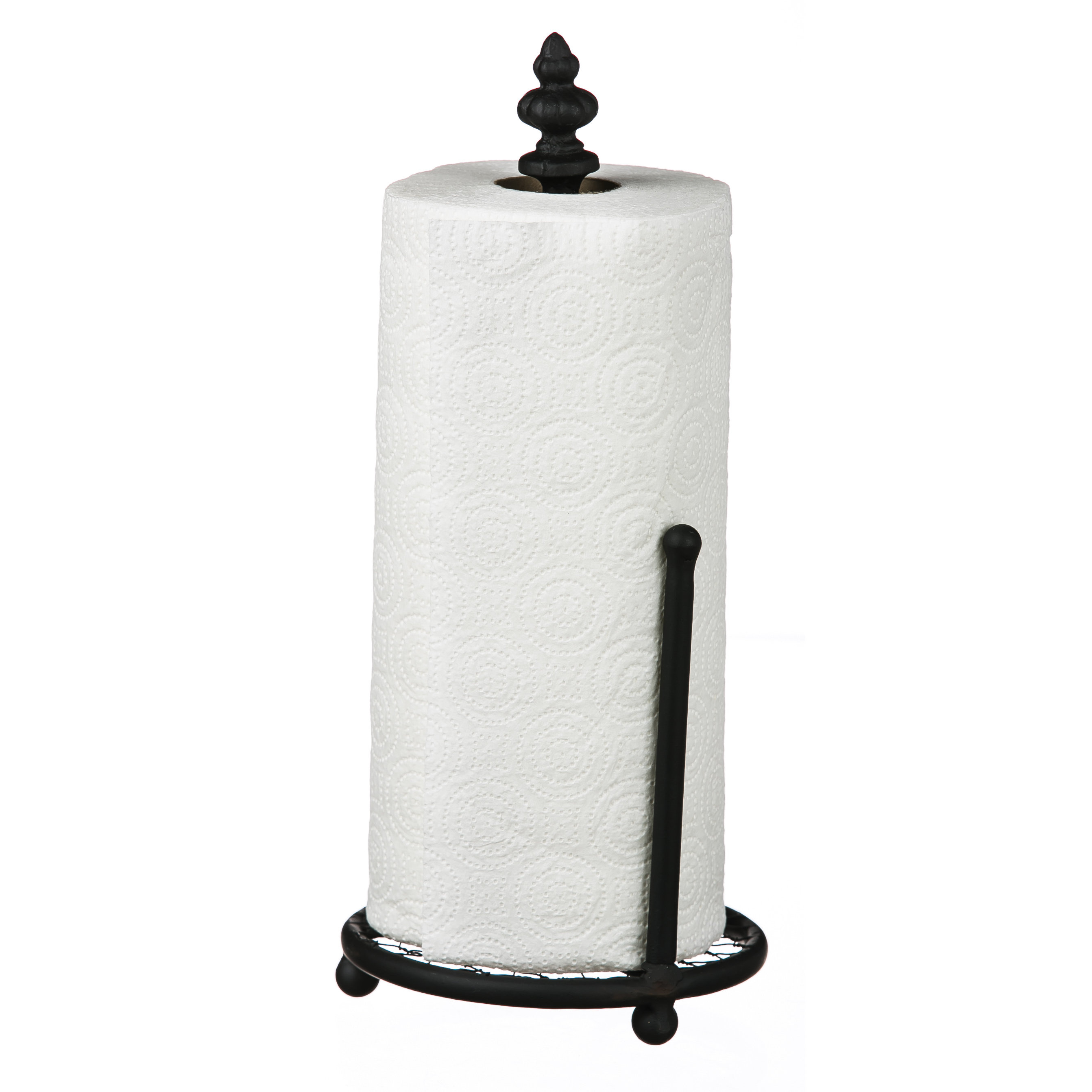 metal paper towel rack