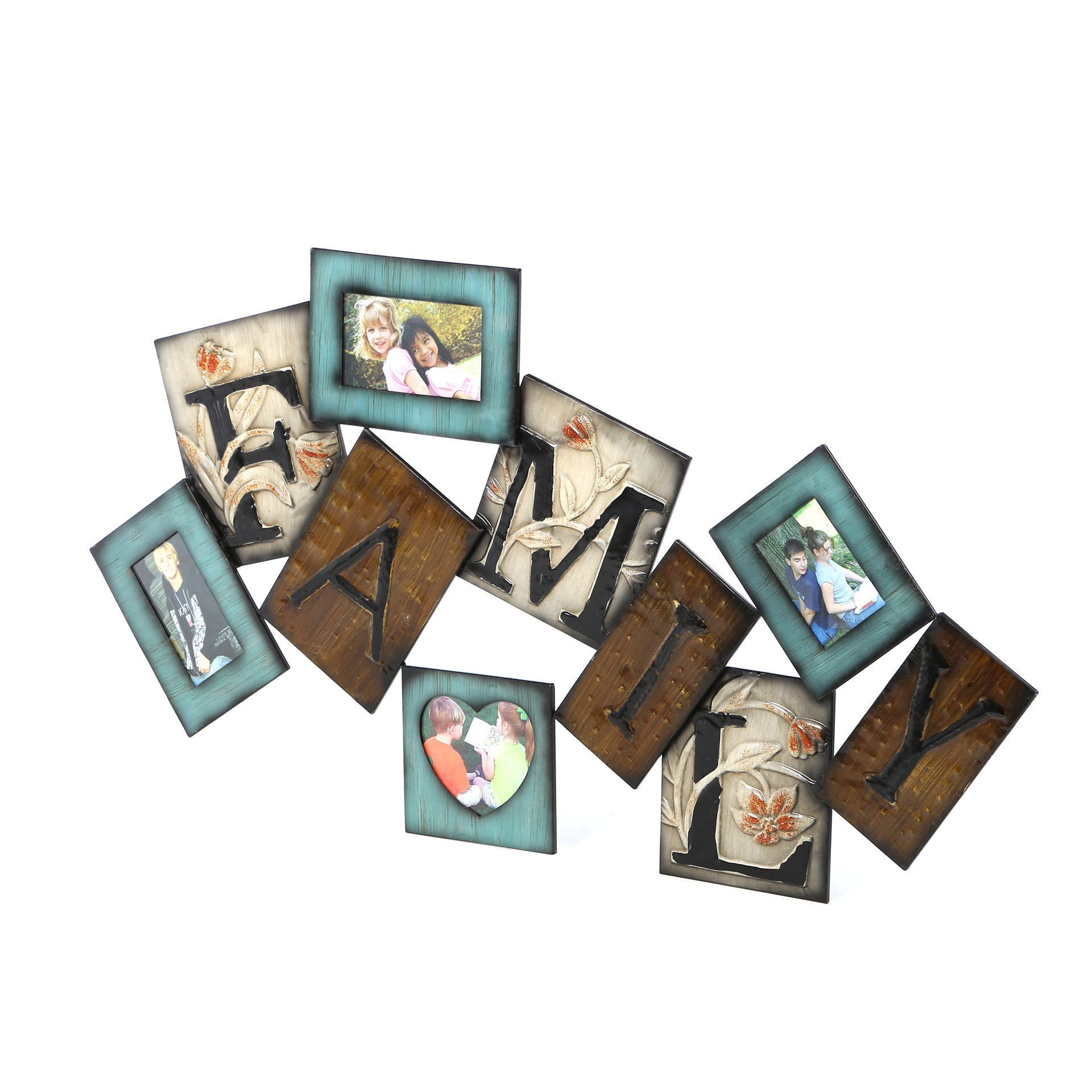 August Grove Rustic Metal Wall Picture Frame & Reviews Wayfair