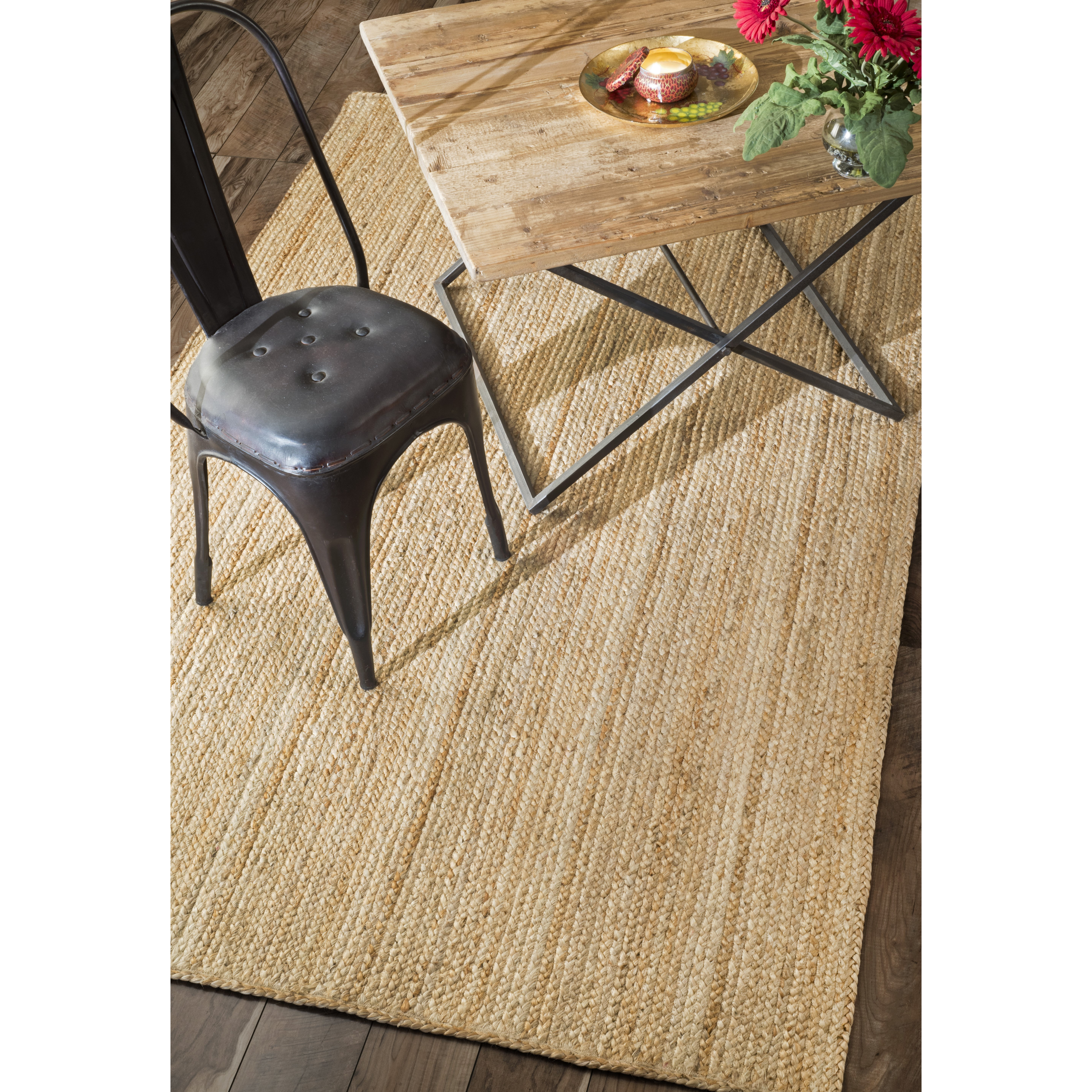 August Grove Ringgold Rigo Jute HandWoven Natural Area Rug & Reviews Wayfair.ca