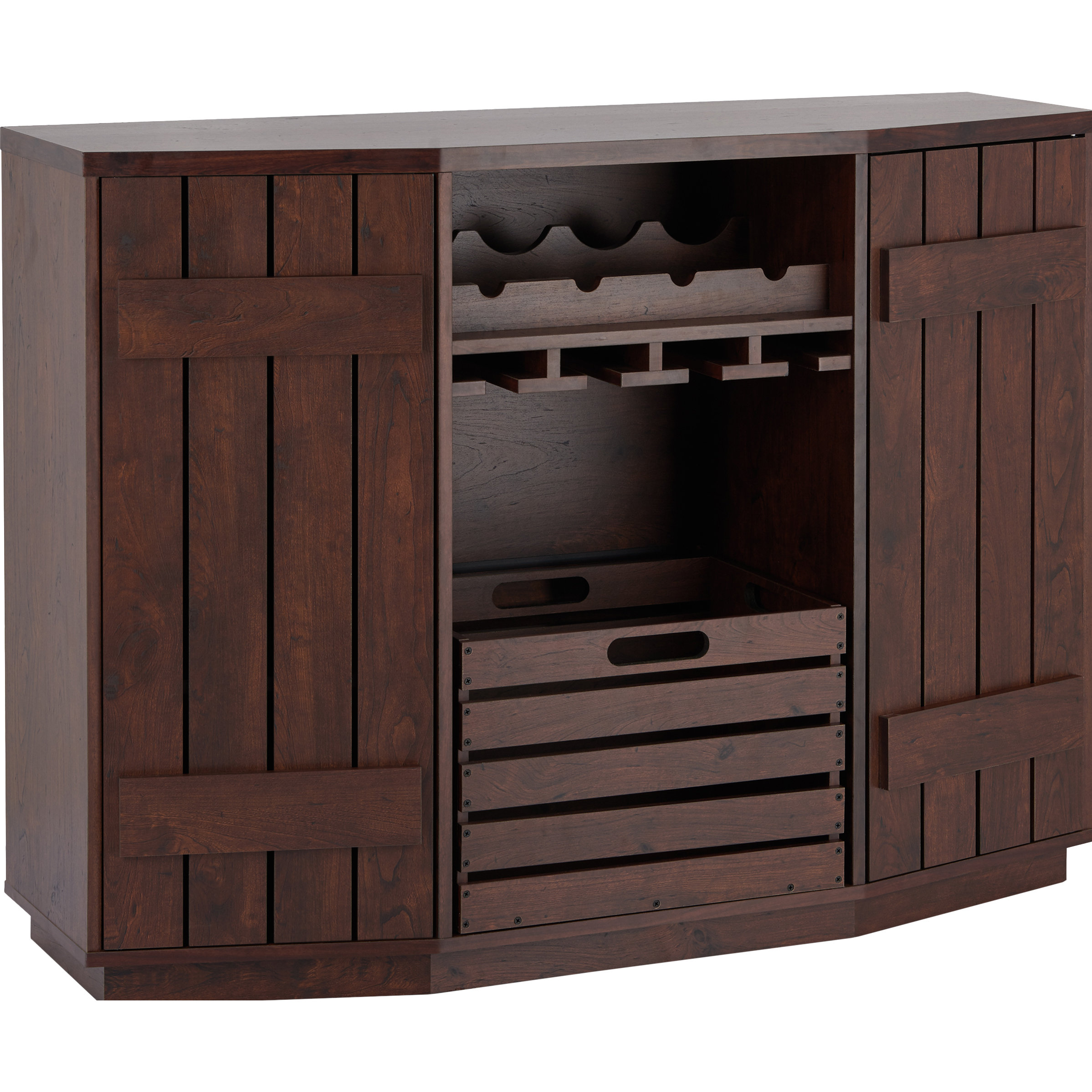 August Grove Slatted Wine Buffet & Reviews Wayfair