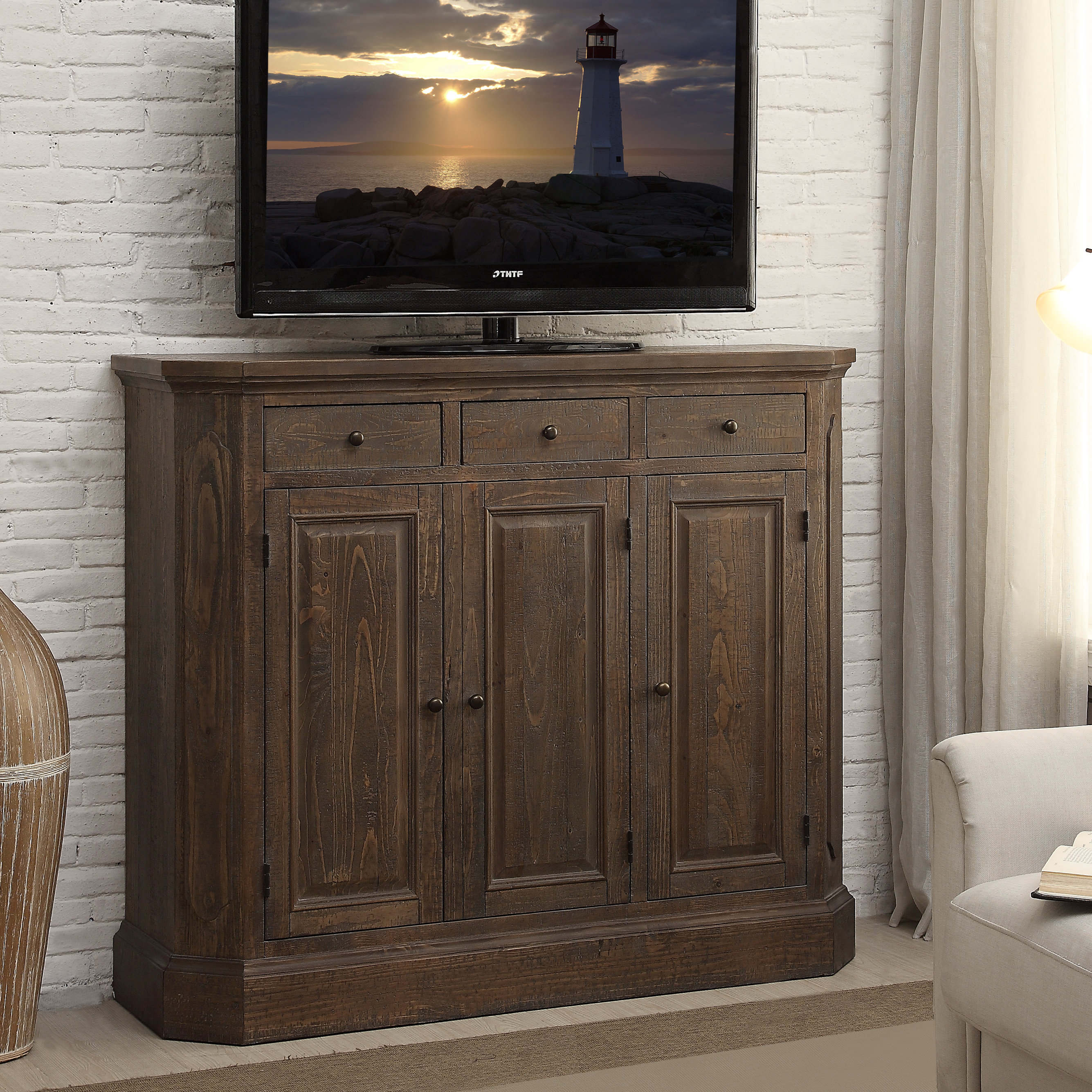 August Grove Rachael 3 Drawer Multimedia & Reviews Wayfair