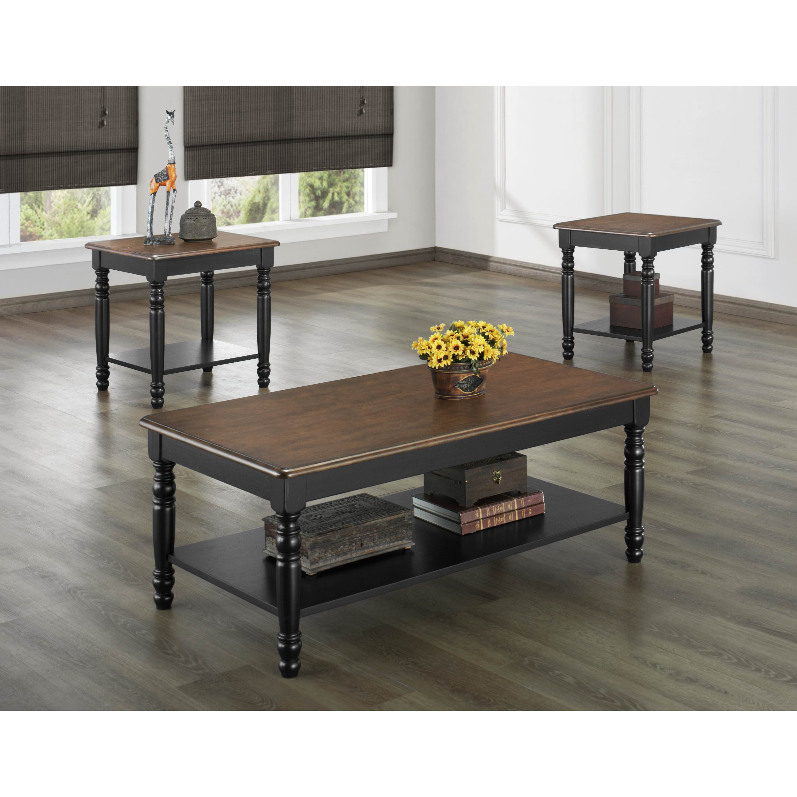 August Grove Frona 3 Piece Coffee Table Set & Reviews Wayfair