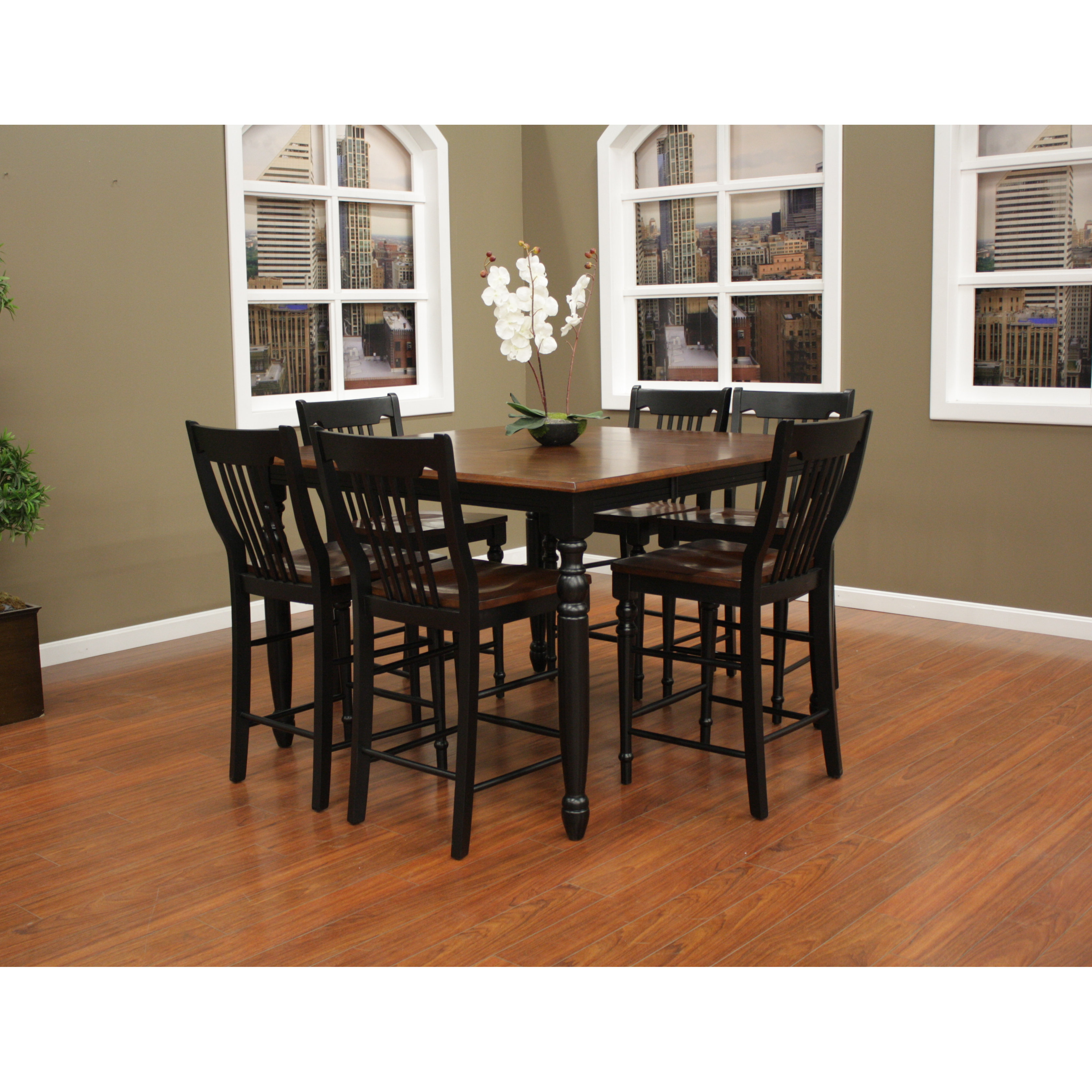  Grove Deer Lodge 7 Piece Counter Height Dining Set amp; Reviews  Wayfair