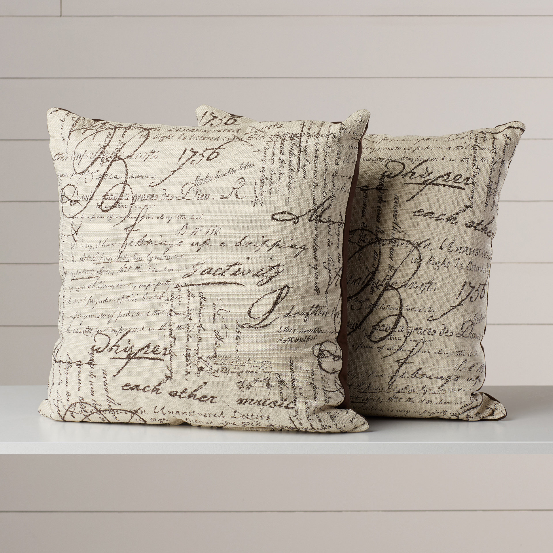 One Allium Way Melba Mocha Knife Edge Throw Pillow & Reviews Wayfair