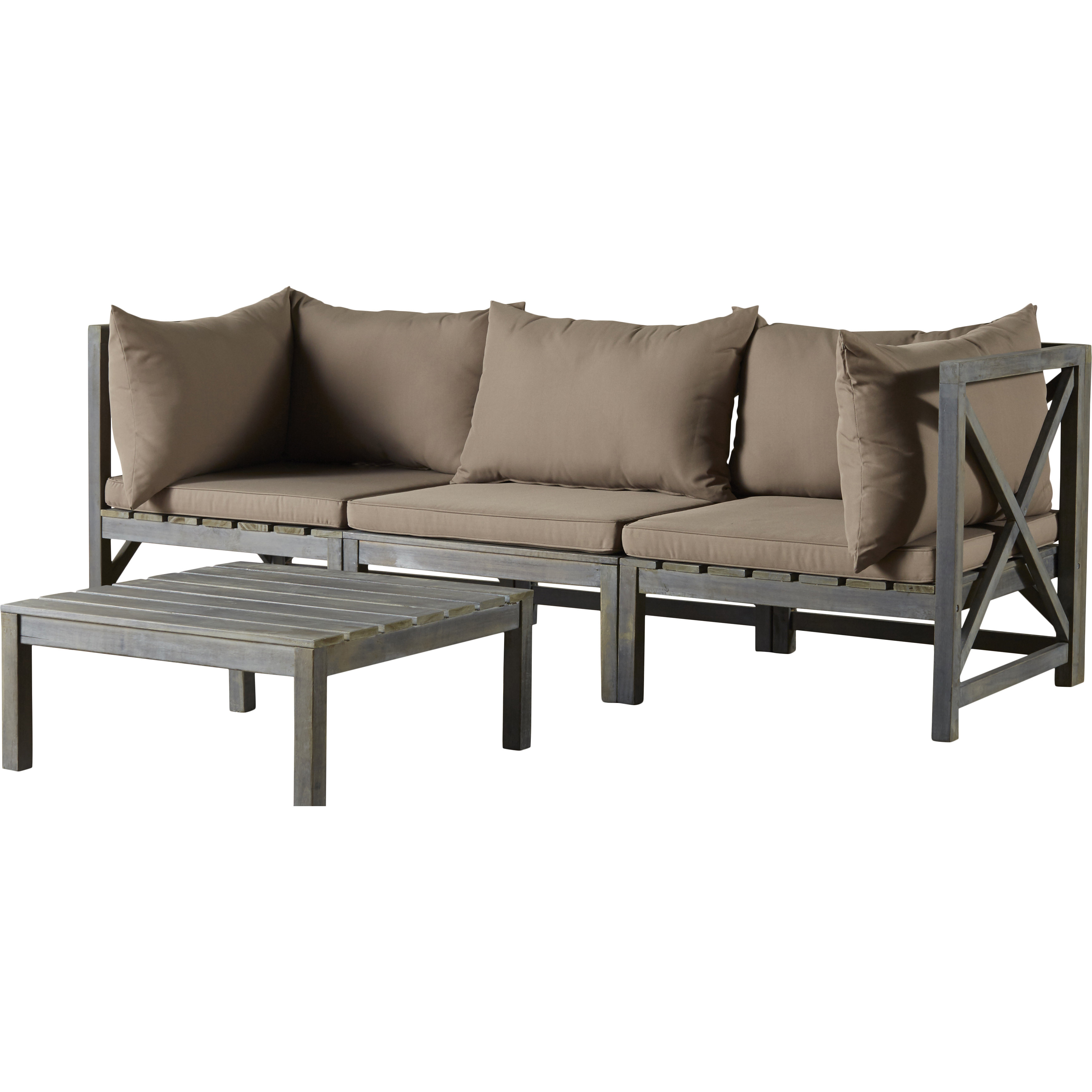 One Allium Way Lynwood Modular Outdoor 2 Piece Sectional Seating Group