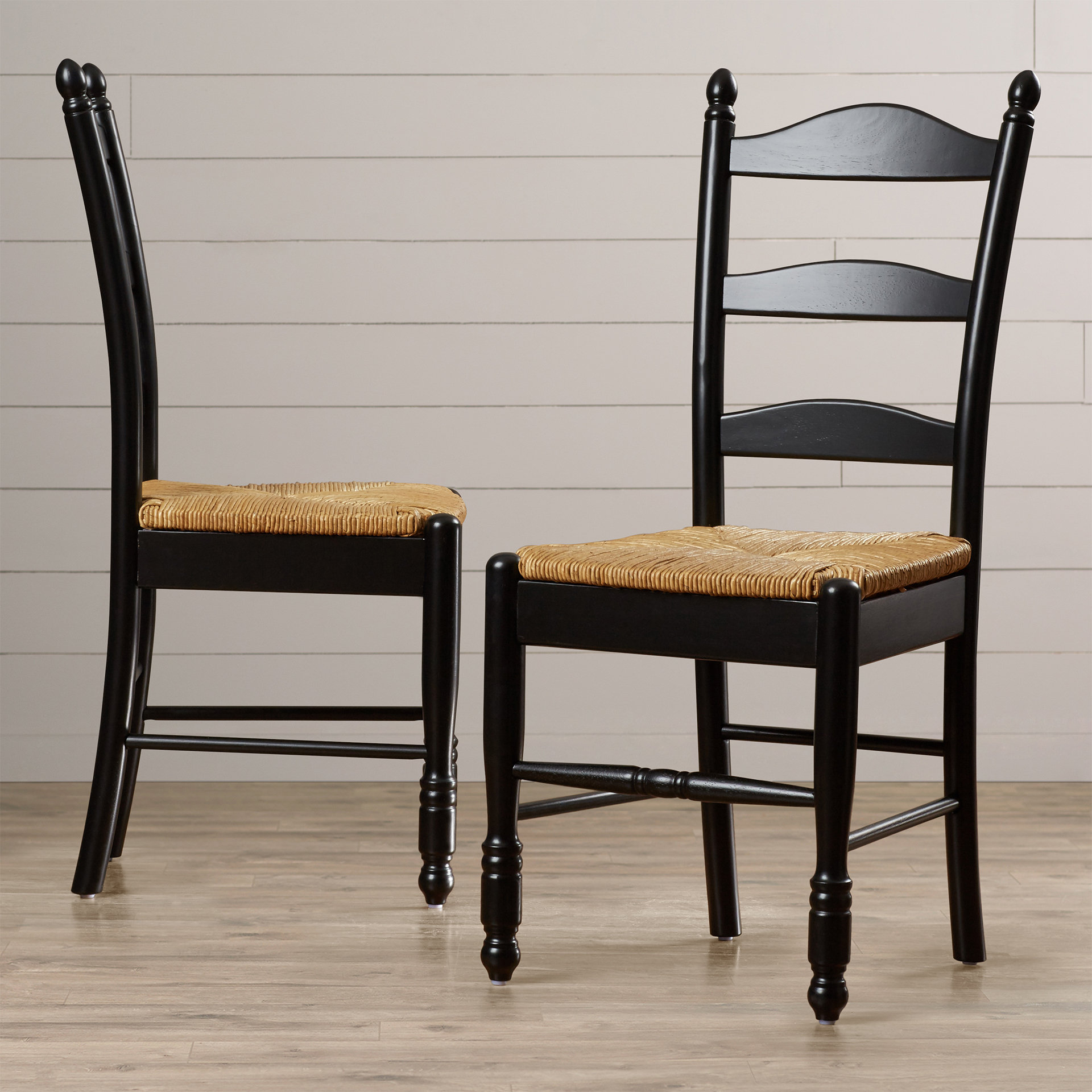 One Allium Way Leonora Ladder Back Side Chair & Reviews Wayfair