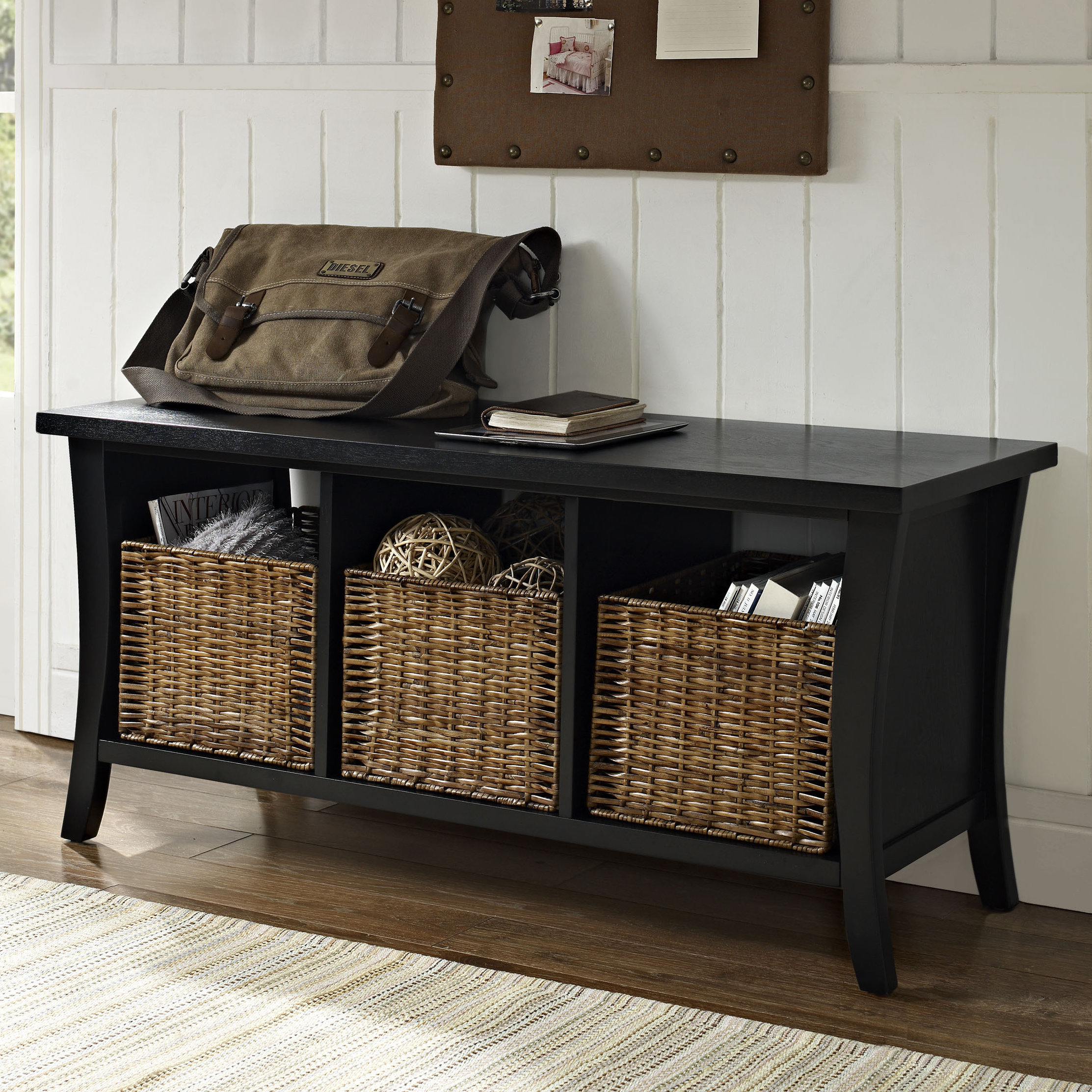 Beachcrest Home Lewisetta Entryway Storage Bench & Reviews