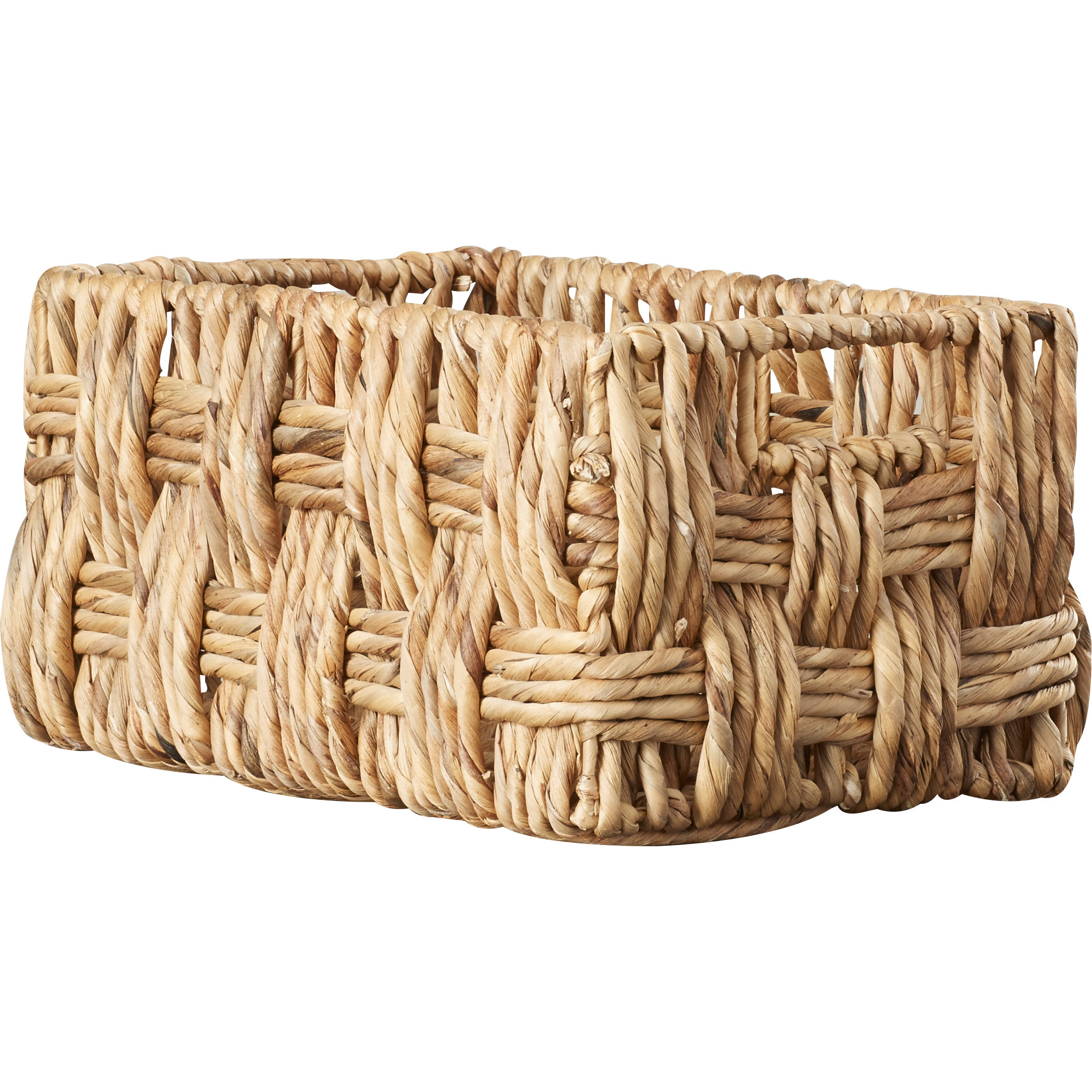 Beachcrest Home 2 Piece Metal Wicker Basket Set & Reviews Wayfair