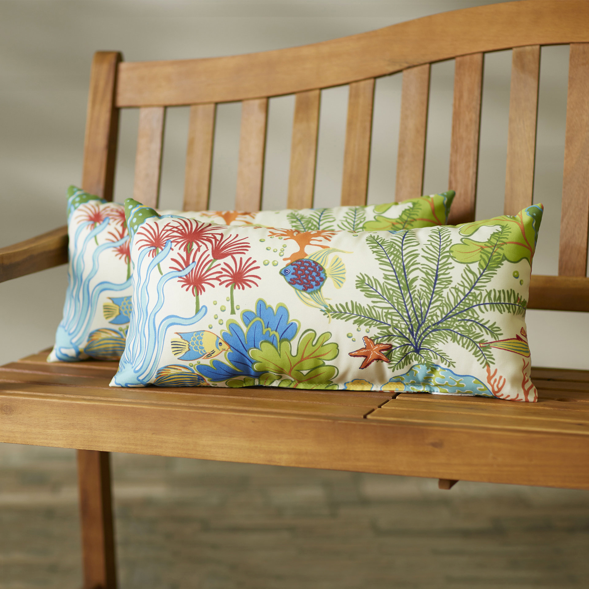 Beachcrest Home Bronson Indoor/Outdoor Lumbar Pillow & Reviews Wayfair