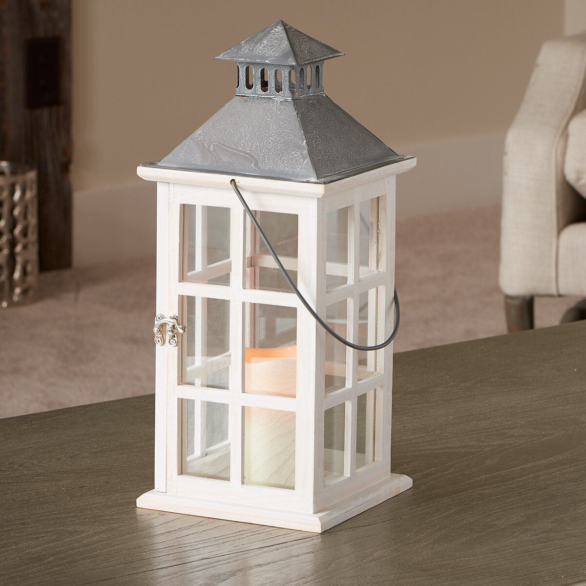 Beachcrest Home Gloucester LED Candle Lantern &amp; Reviews ...