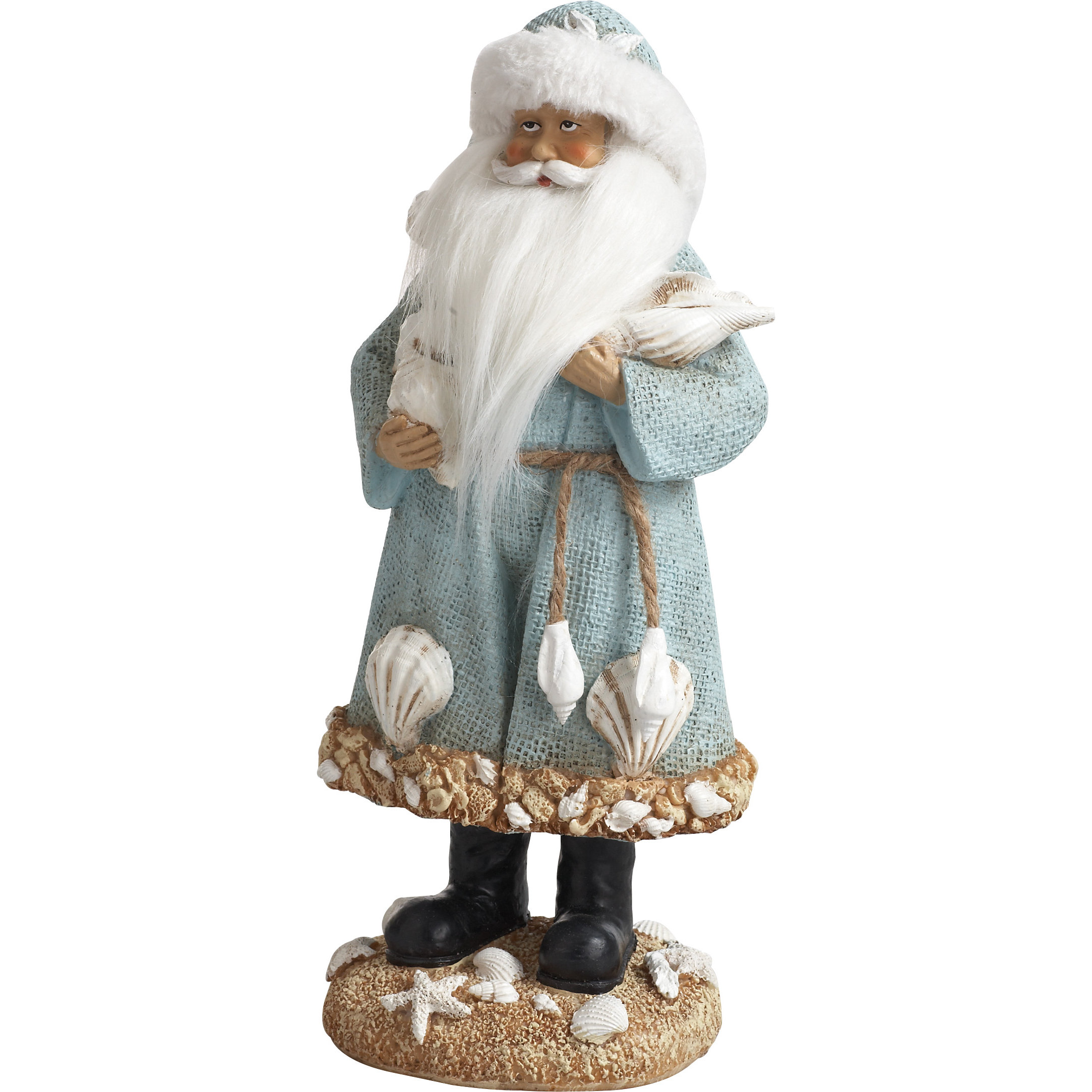 beachcrest home marilyn resin coastal santa figurine beachcrest home marilyn resin coastal santa figurine