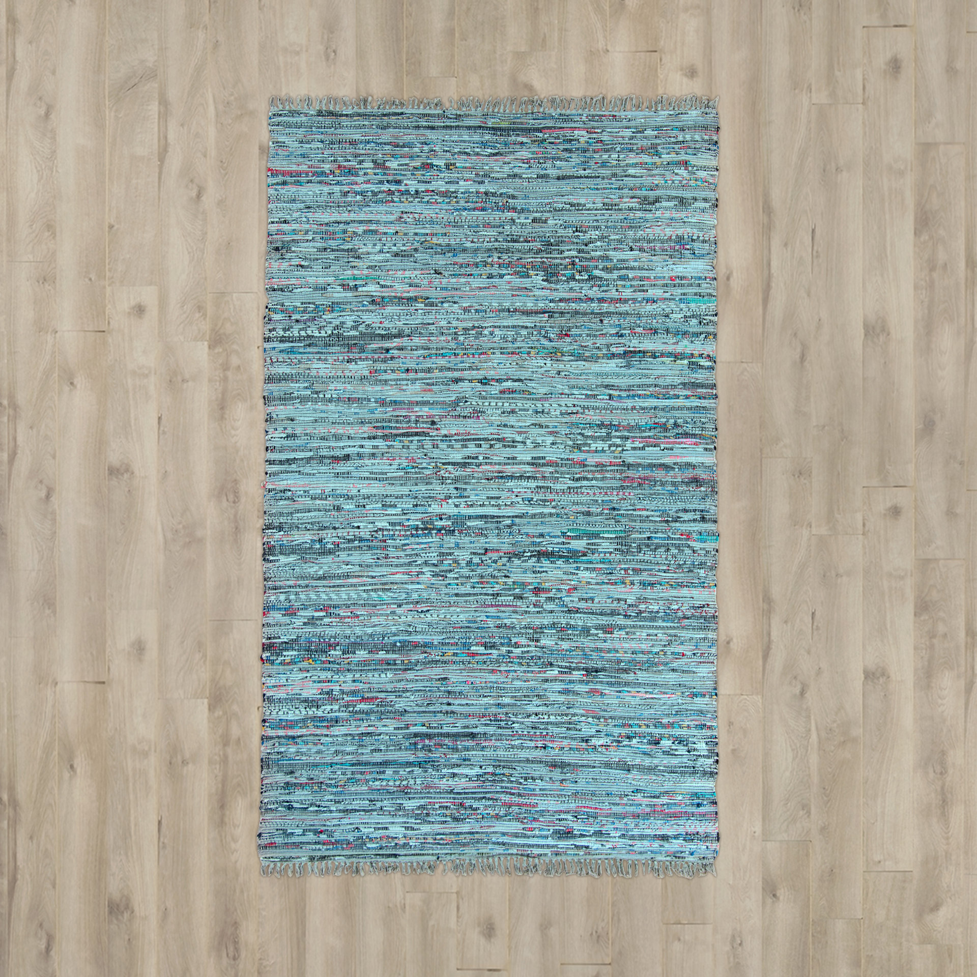 Beachcrest Home Inkom Blue Striped Area Rug & Reviews Wayfair