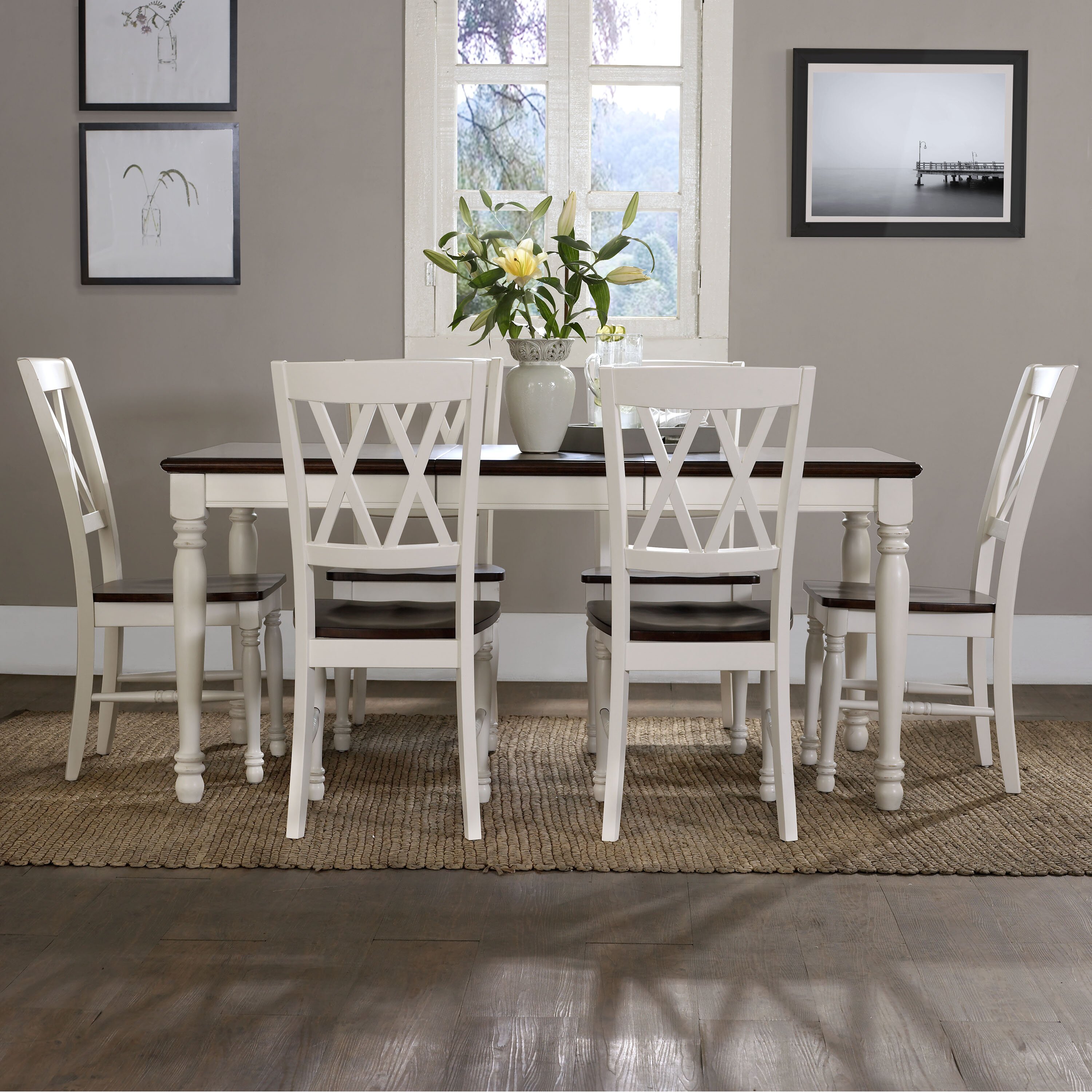 Beachcrest Home Tanner 7 Piece Dining Set & Reviews | Wayfair