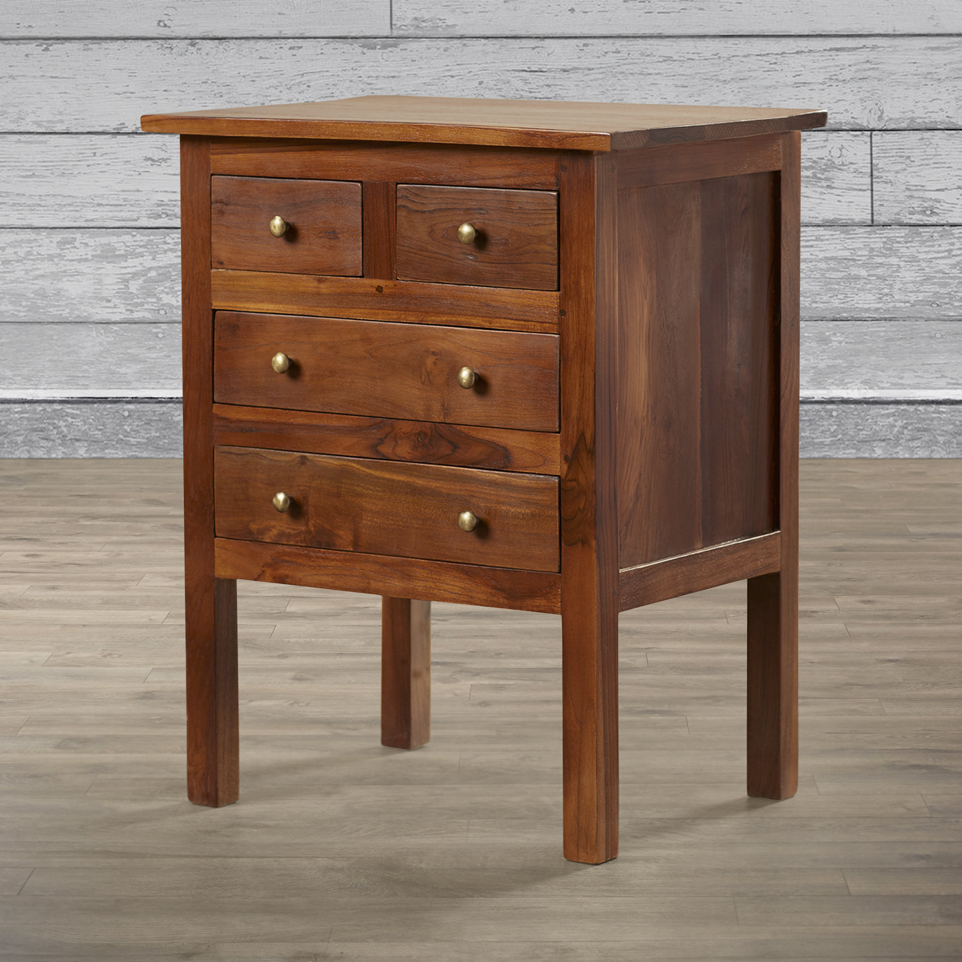 Loon Peak Hamlin Teak End Table & Reviews Wayfair