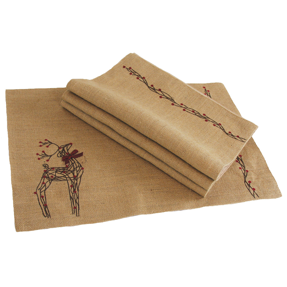 Loon Peak Jute Christmas Placemat & Reviews Wayfair
