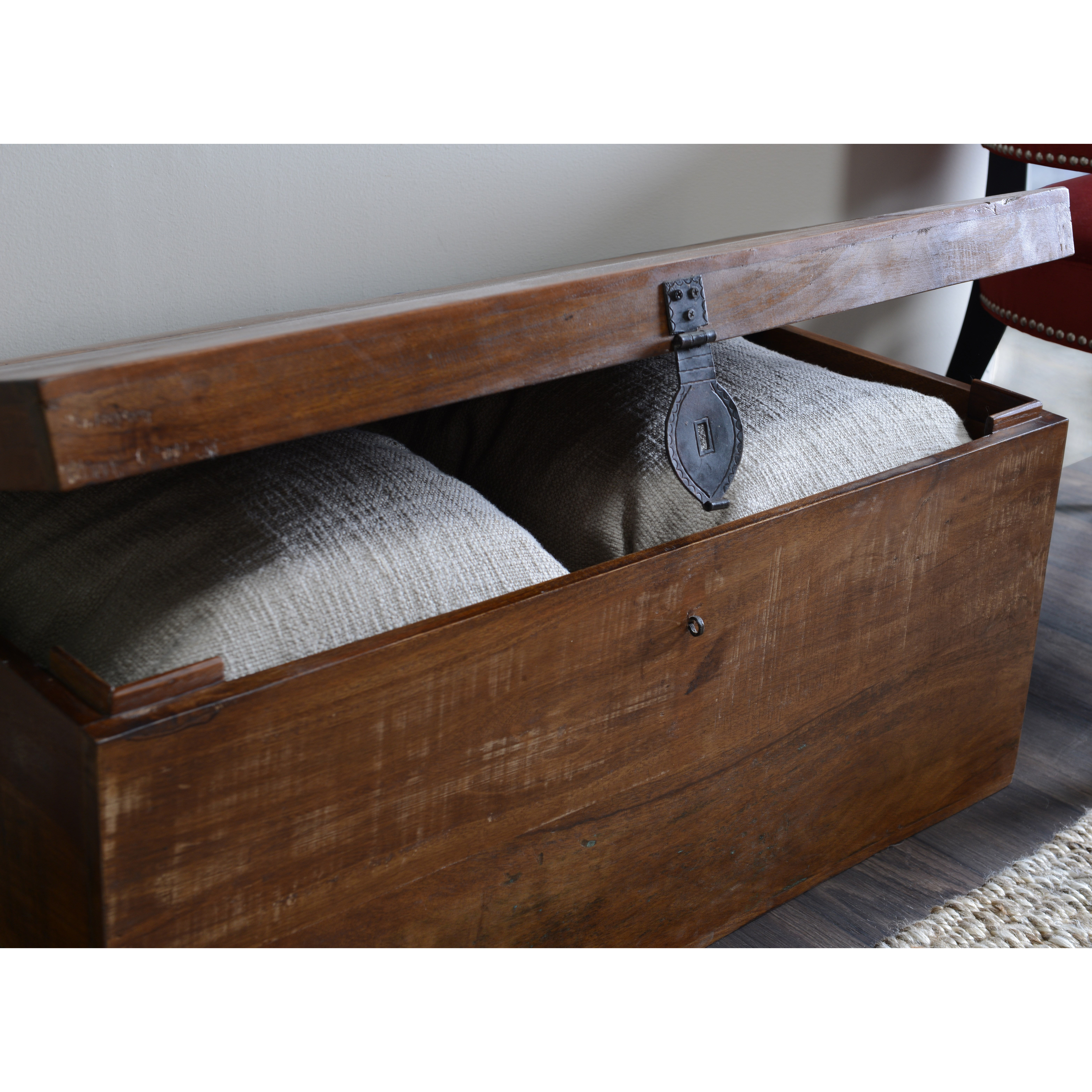 Loon Peak Elk River Large Recycled Wood Box Wayfair