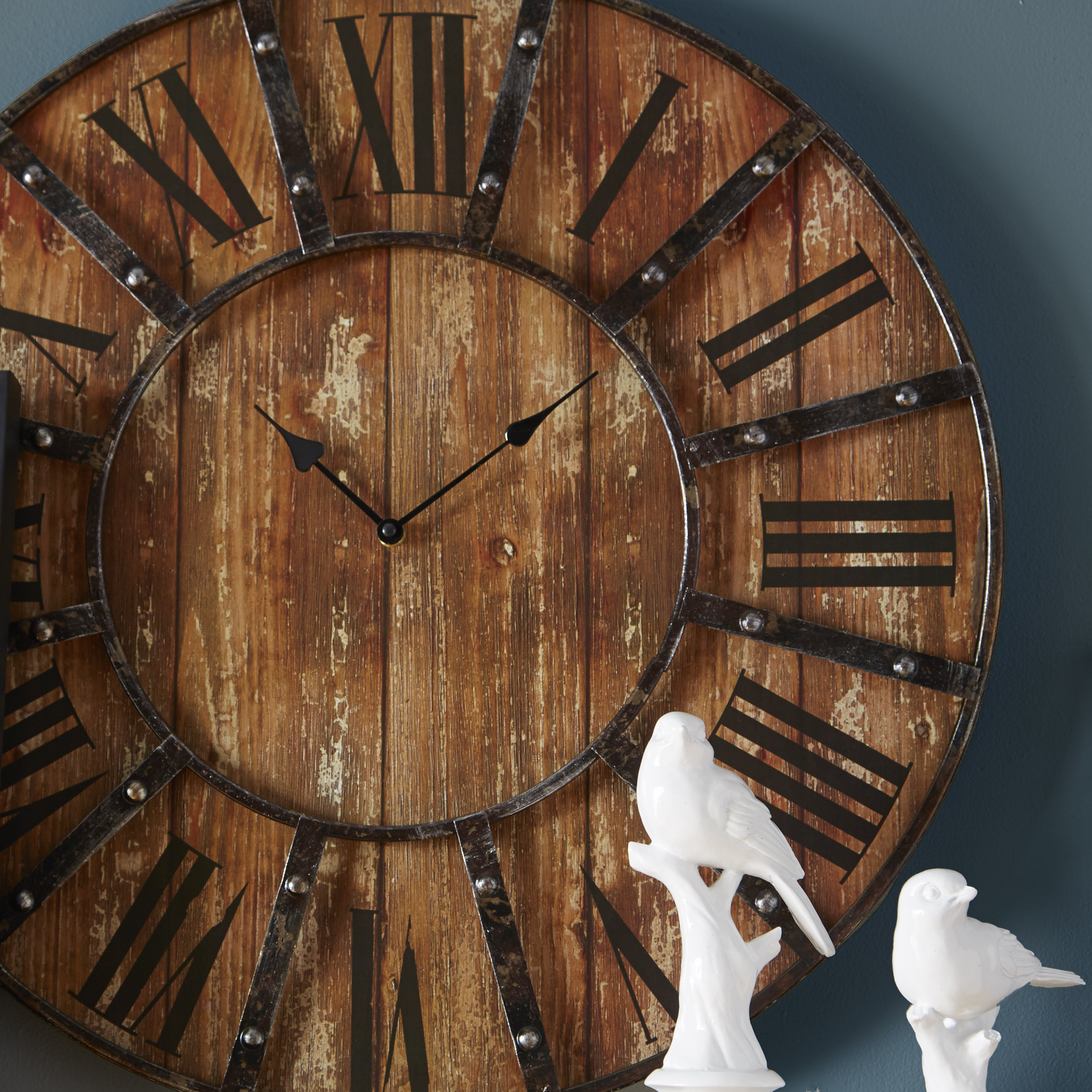 Loon Peak Oversized 23" Printed Wall Clock & Reviews Wayfair