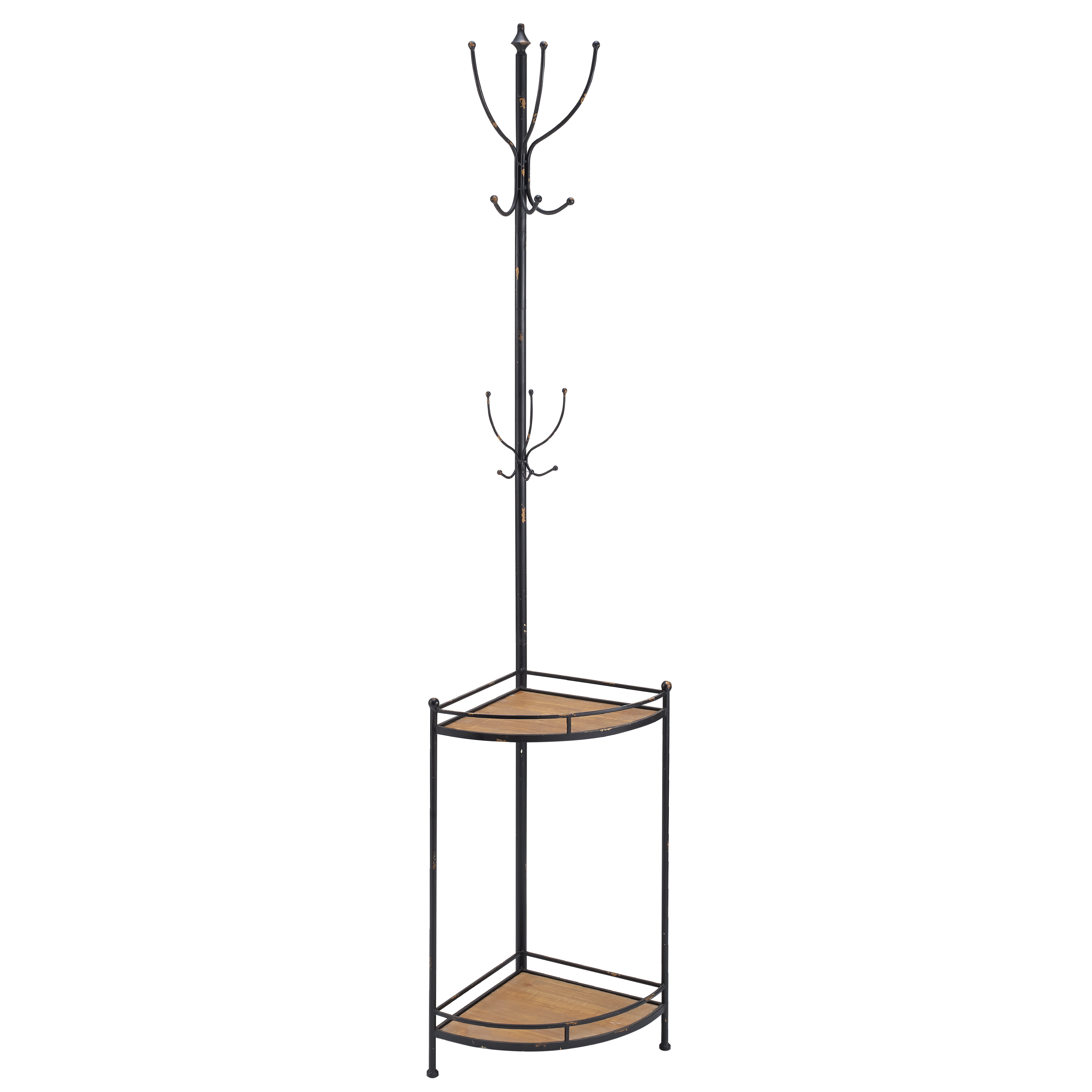 Trent Austin Design Corner Metal/Wood Coat Rack & Reviews Wayfair