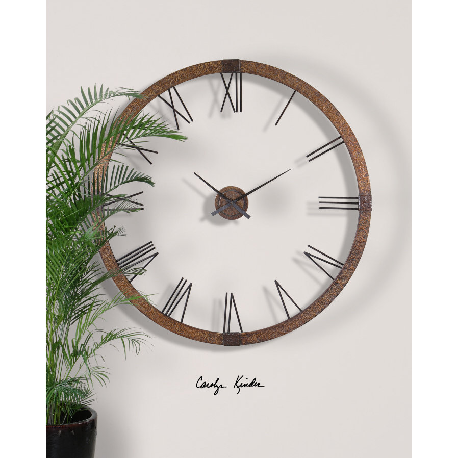 Trent Austin Design Oversized 60" Wall Clock & Reviews Wayfair