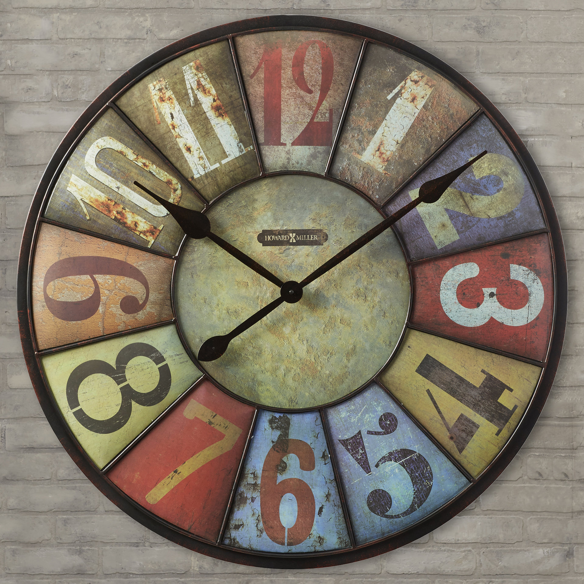 Howard Miller Oversized 30.75" County Line Wall Clock & Reviews Wayfair