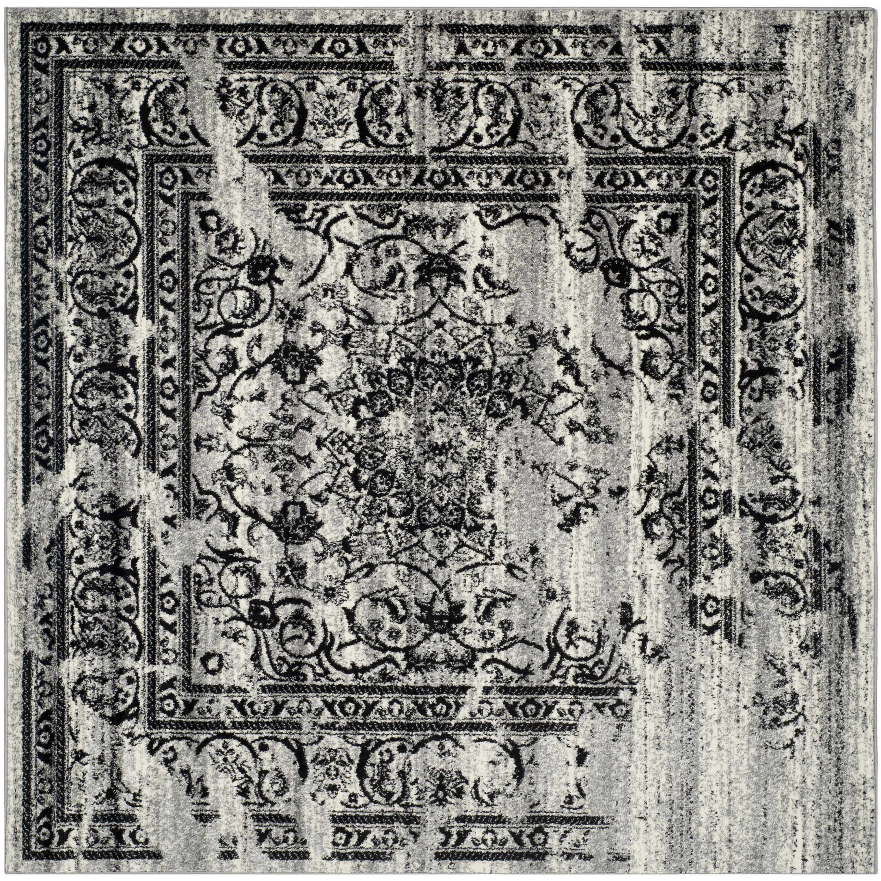 Trent Austin Design Costa Mesa Silver/Black Area Rug & Reviews Wayfair.ca